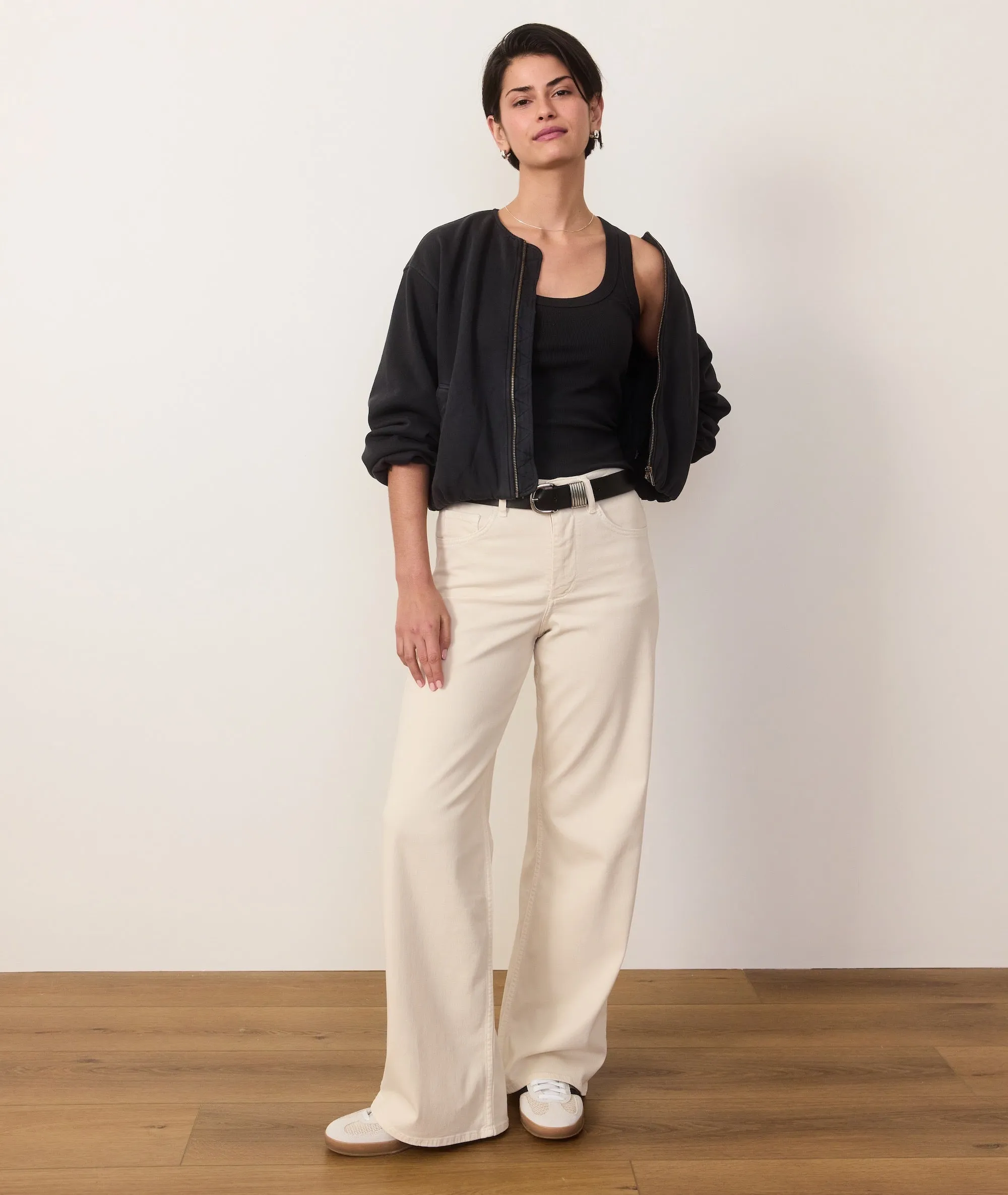 Nila Fleece Bomber sold by Marine Layer product image thumbnail 4