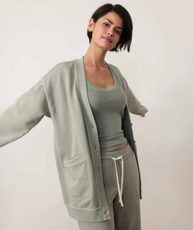 Cloud 9 Fleece Cardigan sold by Marine Layer