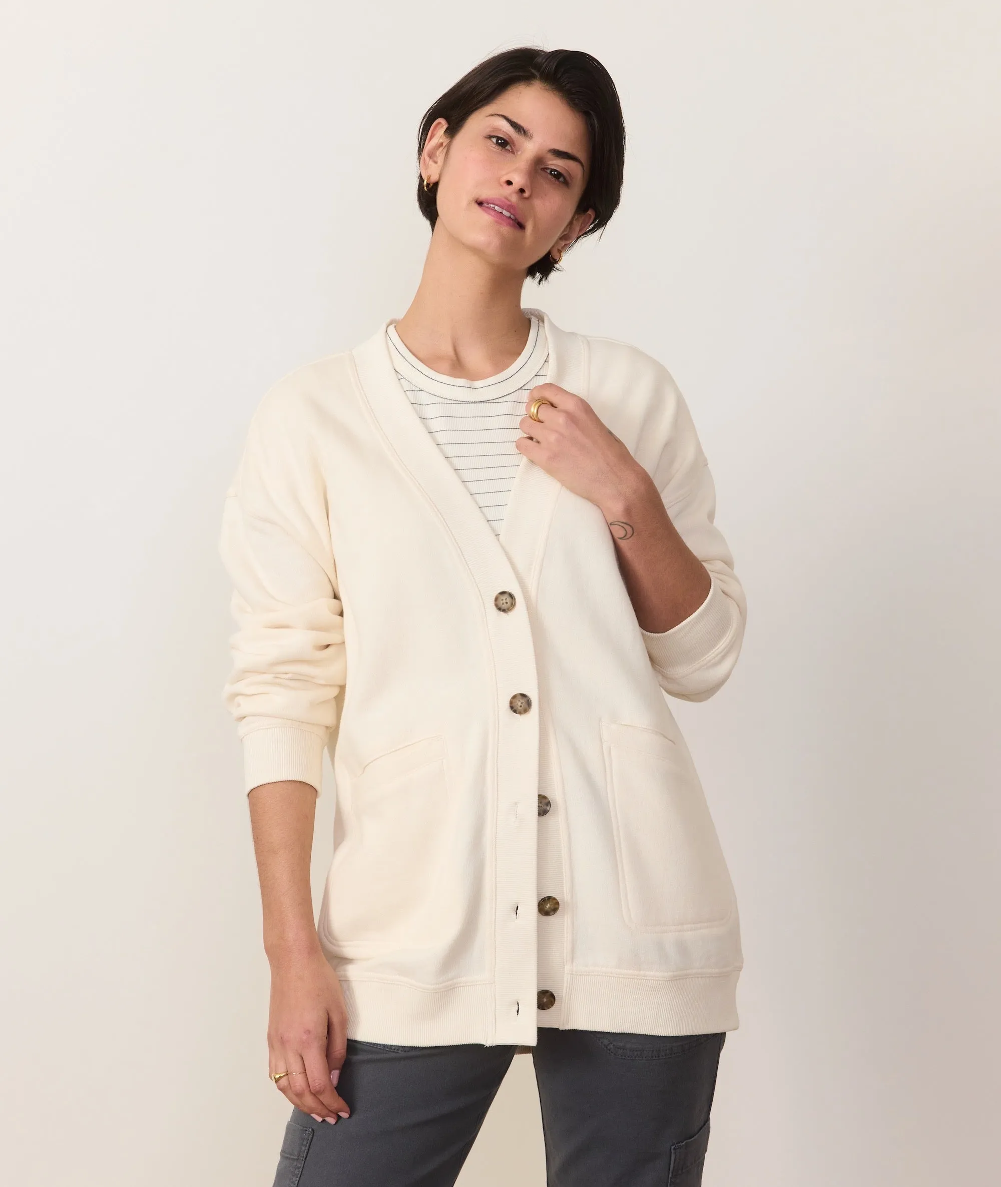 Cloud 9 Fleece Cardigan sold by Marine Layer product image thumbnail 2