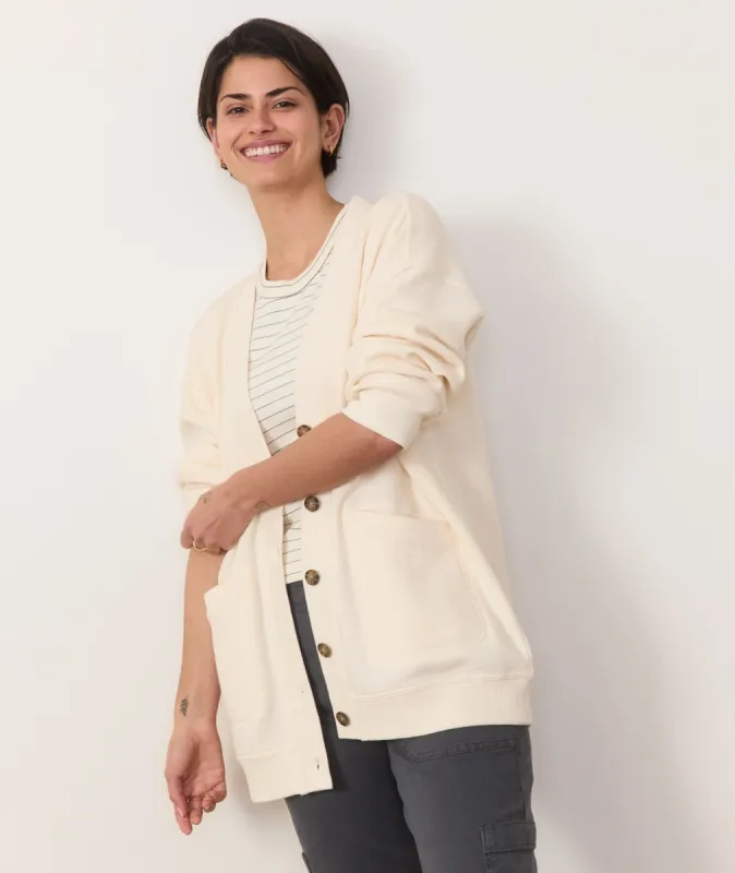 Cloud 9 Fleece Cardigan sold by Marine Layer