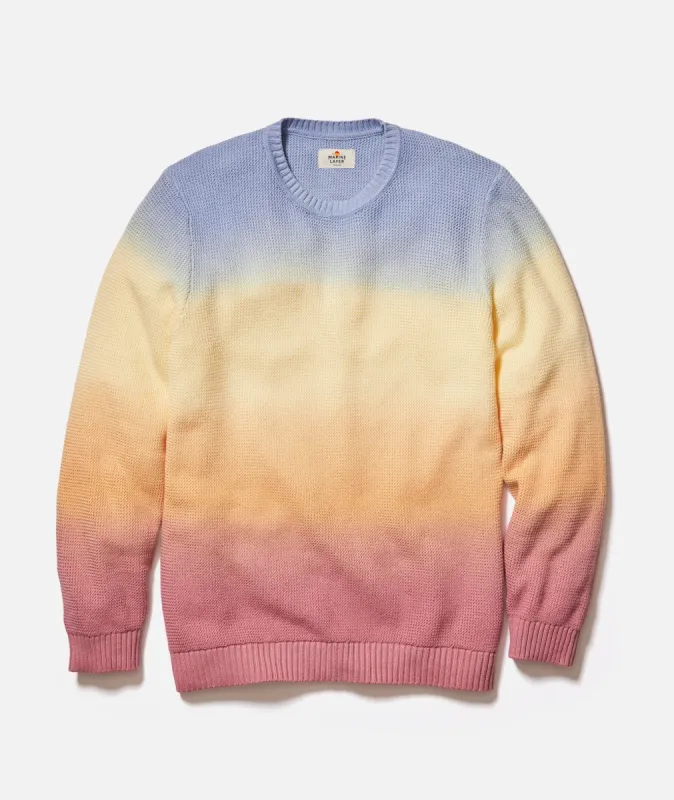 Ombre Crew Sweater sold by Marine Layer