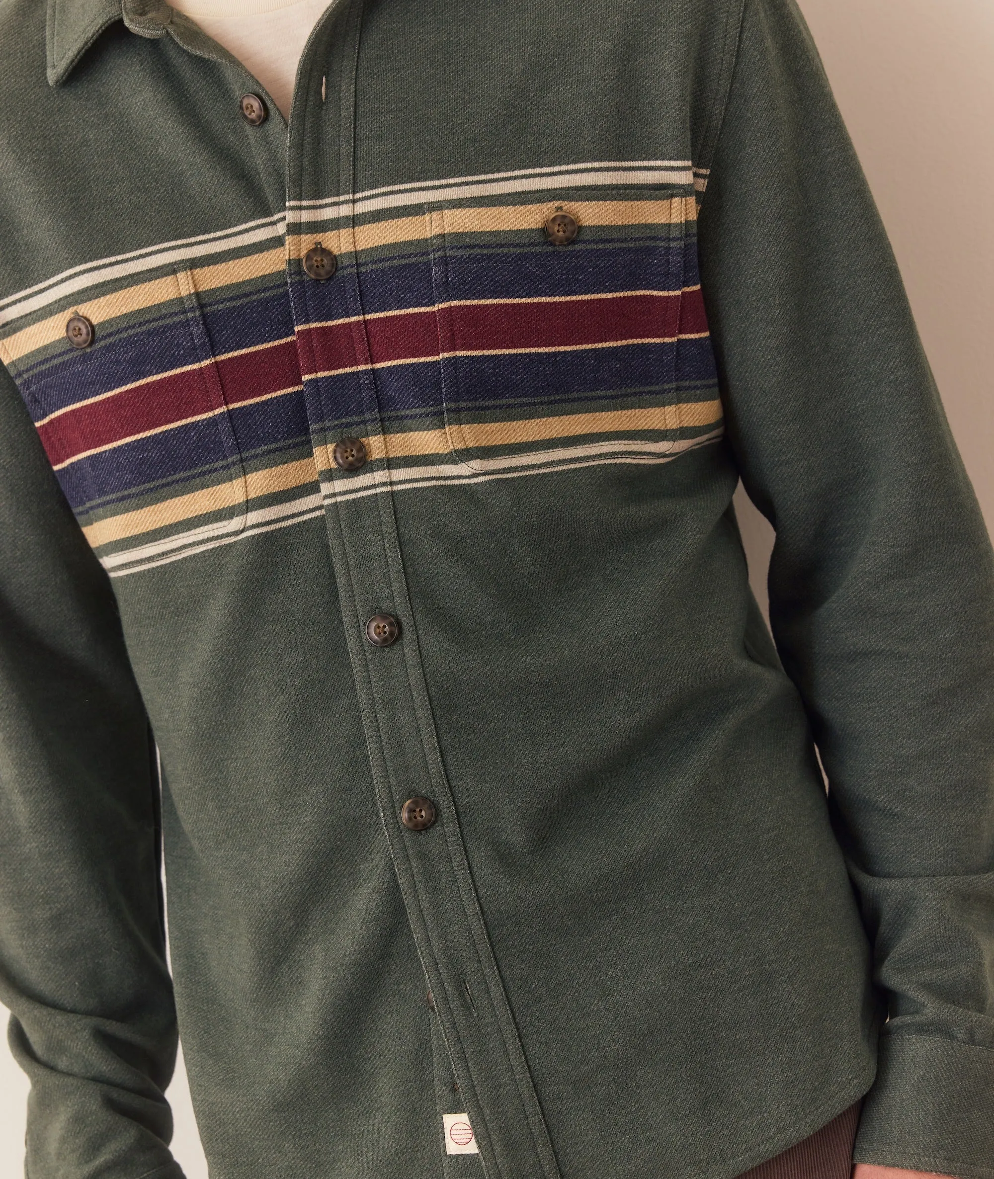 Pacifica Stretch Twill Overshirt sold by Marine Layer product image thumbnail 5