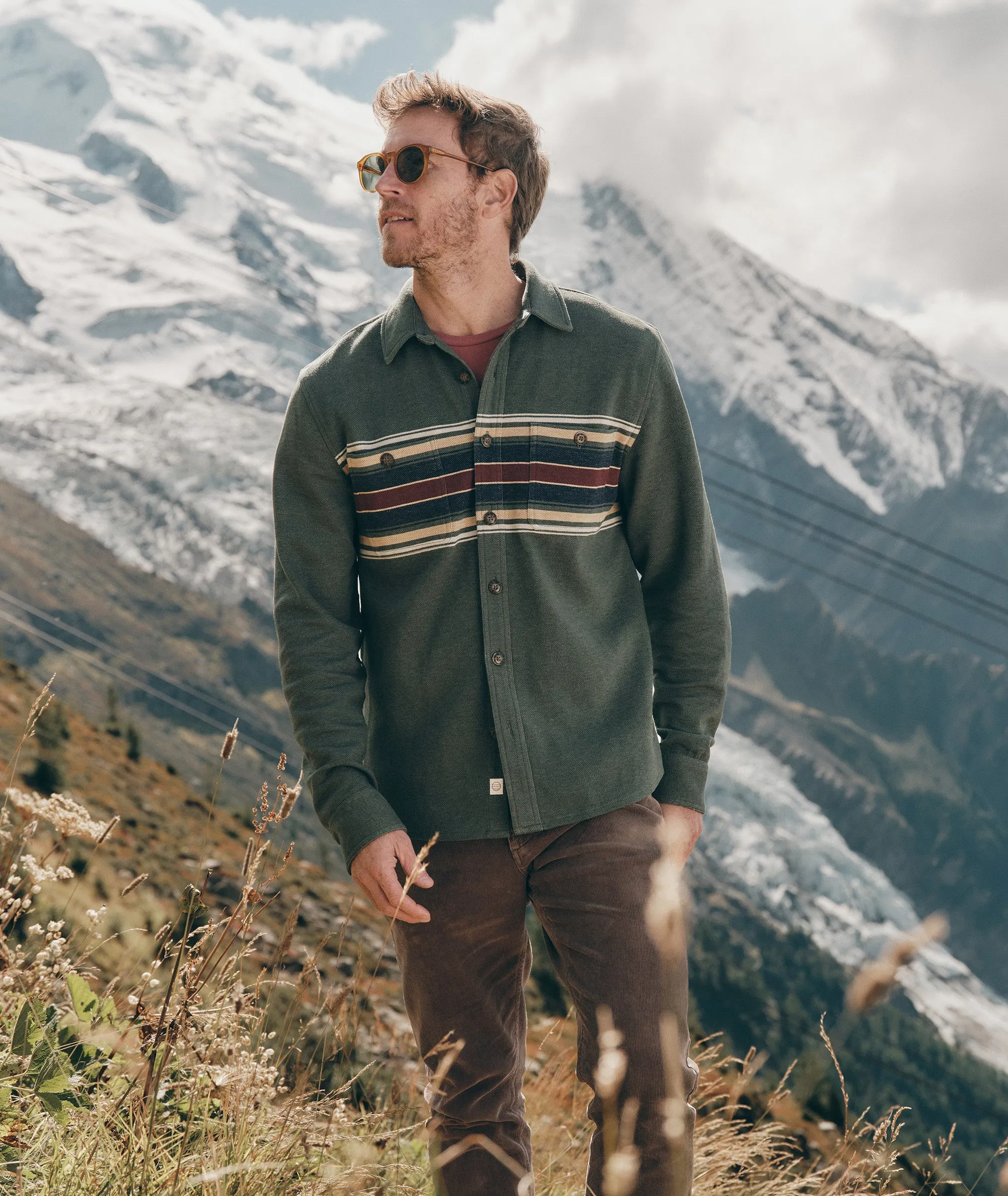 Pacifica Stretch Twill Overshirt sold by Marine Layer product image thumbnail 4