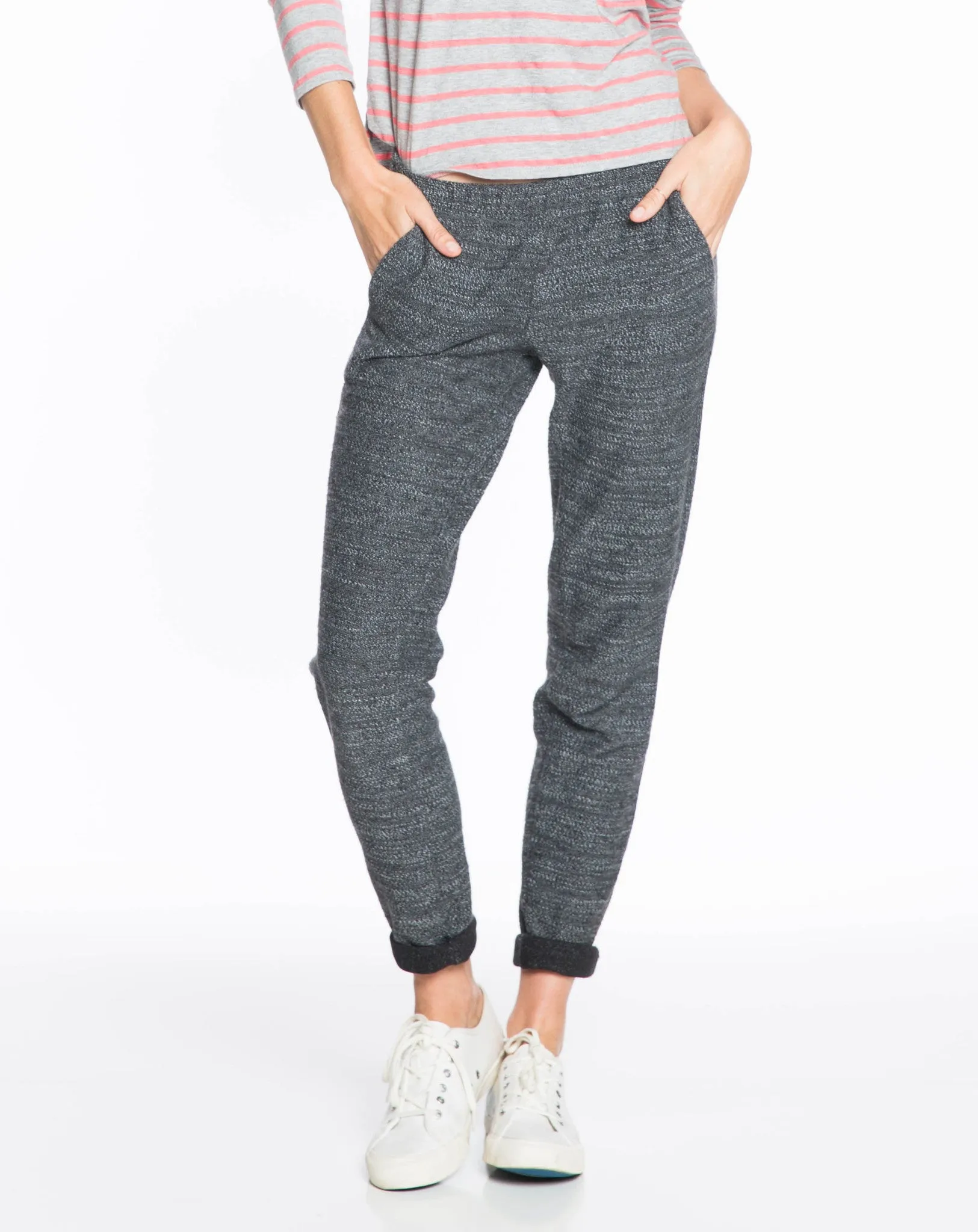 Boucle Trousers - Black sold by Marine Layer product image thumbnail 2