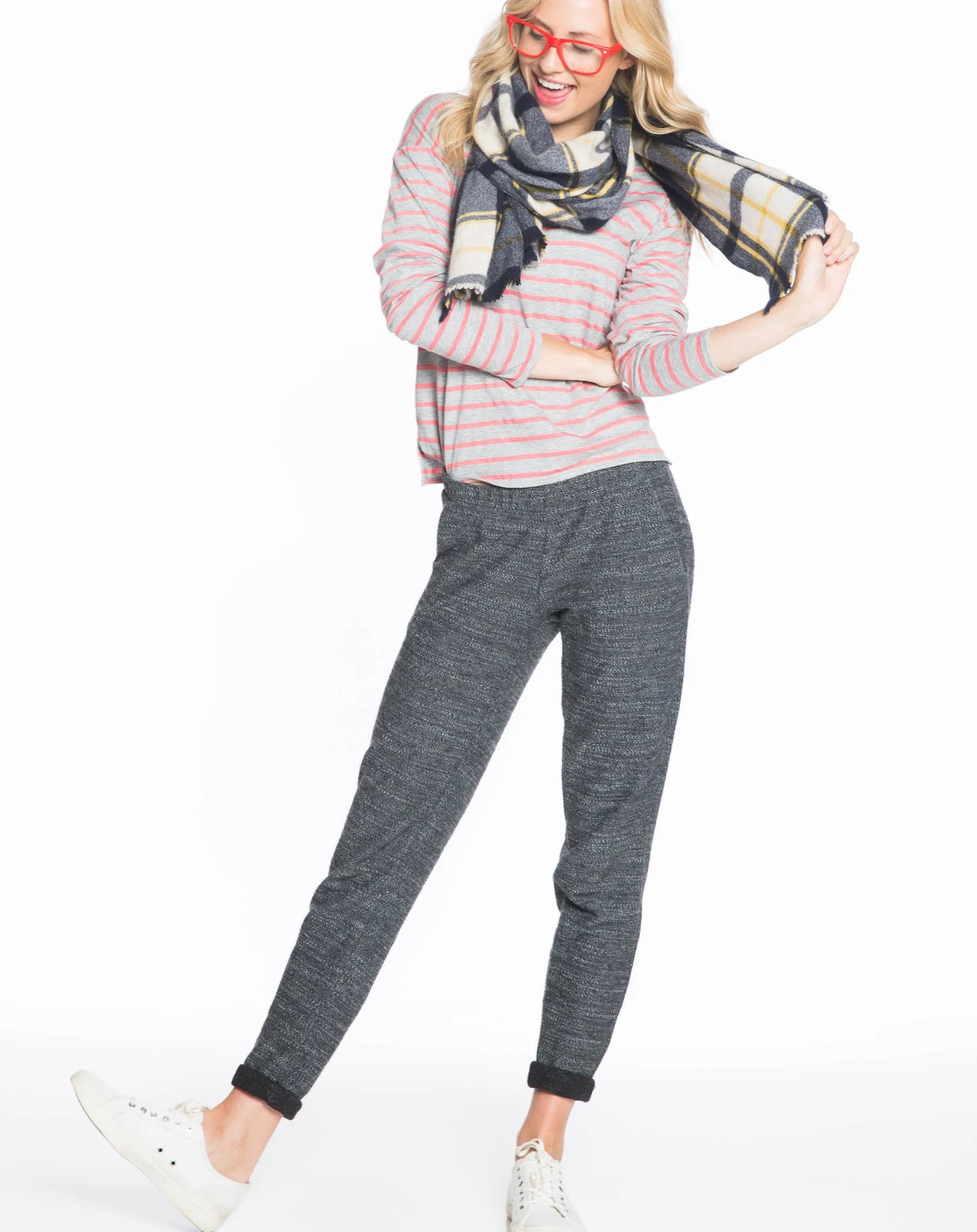 Boucle Trousers - Black sold by Marine Layer product image thumbnail 3