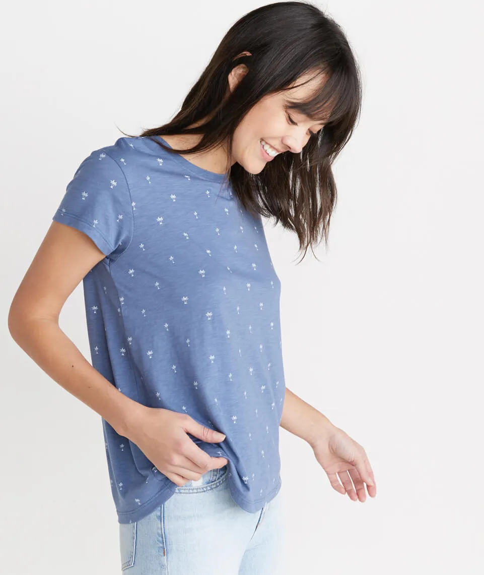 Swing Crew in Indigo Print sold by Marine Layer product image thumbnail 3