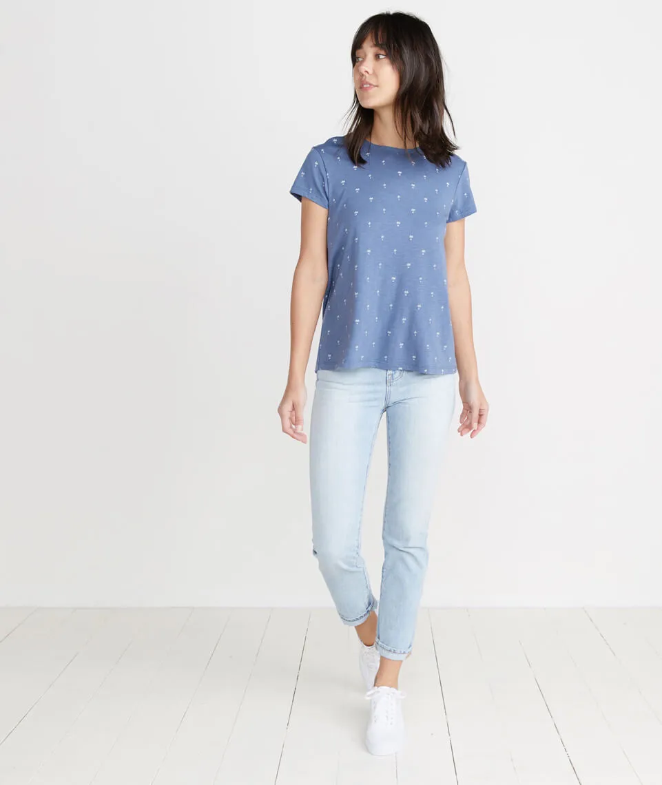 Swing Crew in Indigo Print sold by Marine Layer product image thumbnail 4