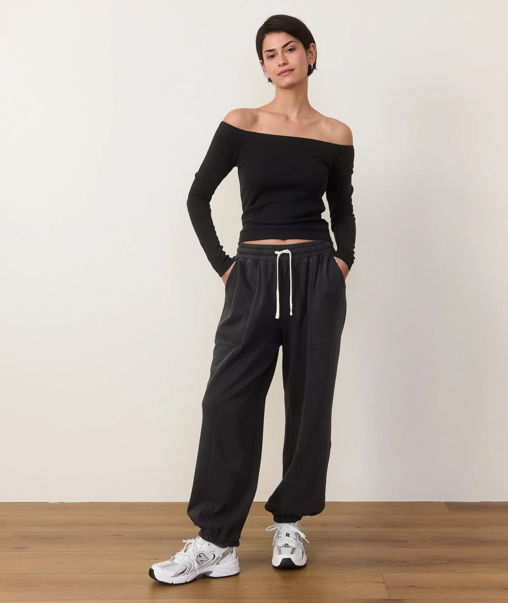 Cloud 9 Fleece Barrel Sweatpant sold by Marine Layer