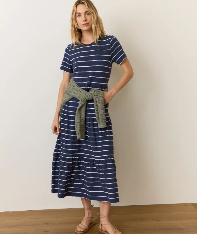 Sadie Vintage Slub Midi Dress sold by Marine Layer