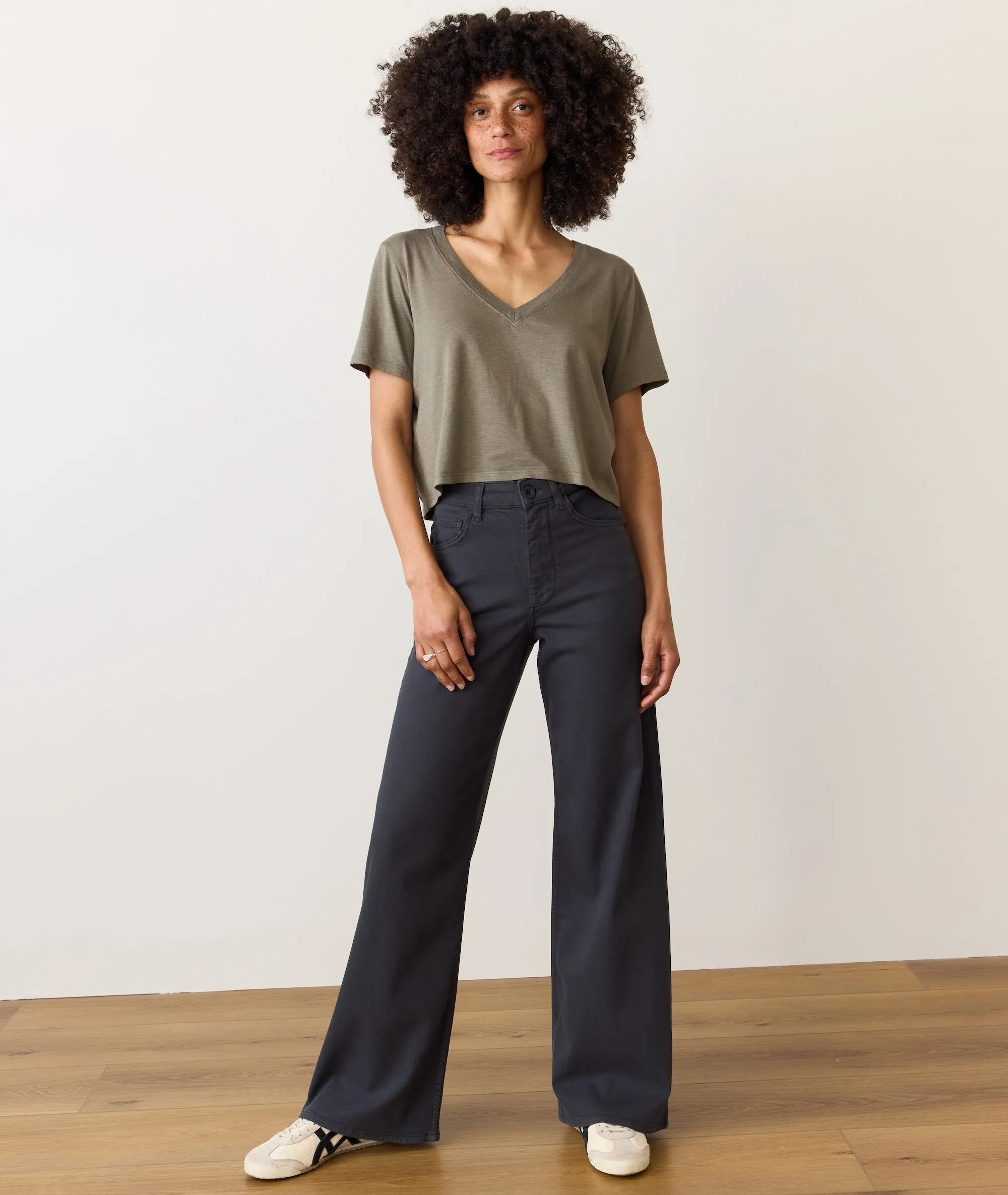 Charlie Wide Leg Pant sold by Marine Layer