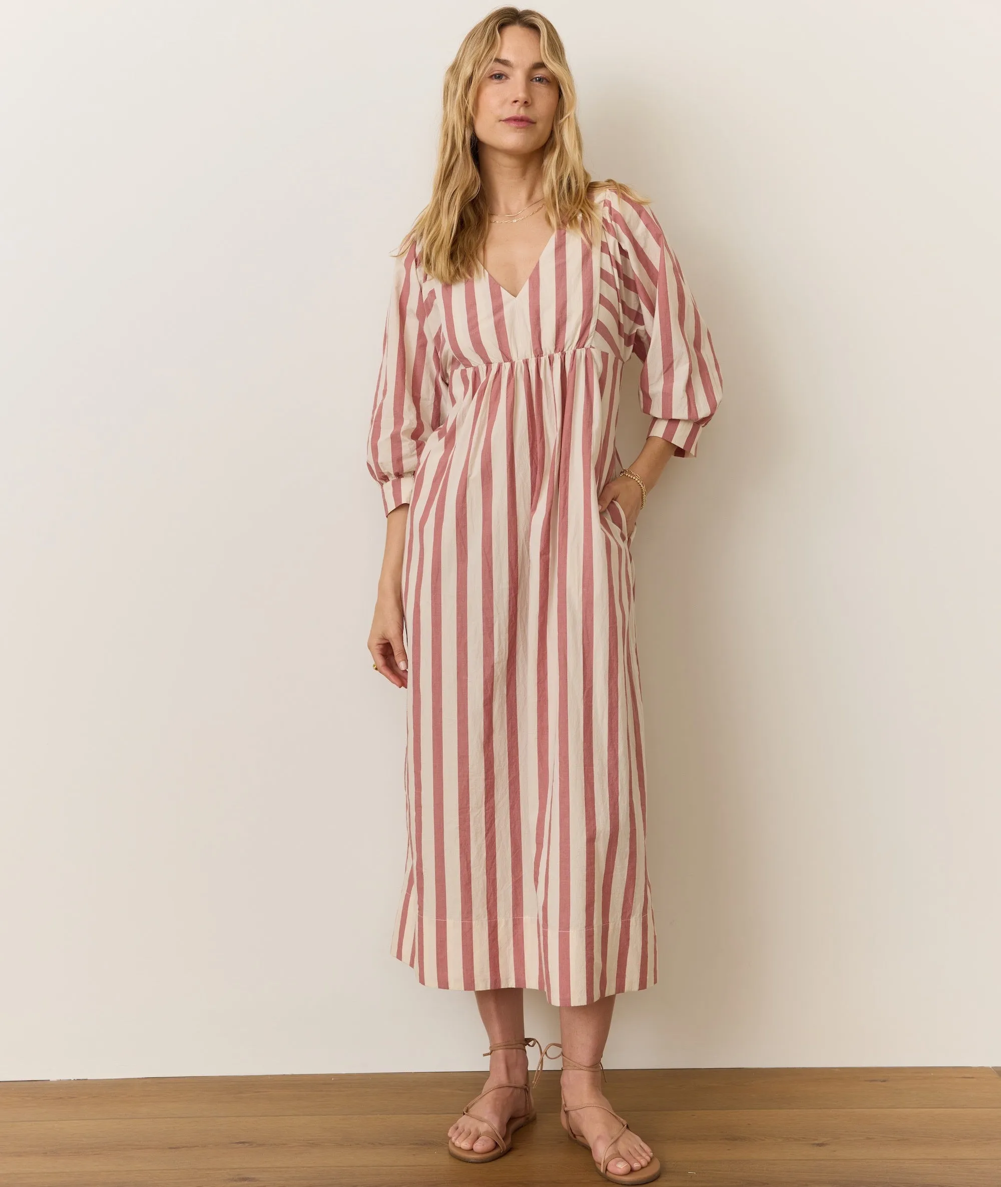Alani Poplin Maxi Dress sold by Marine Layer product image thumbnail 2