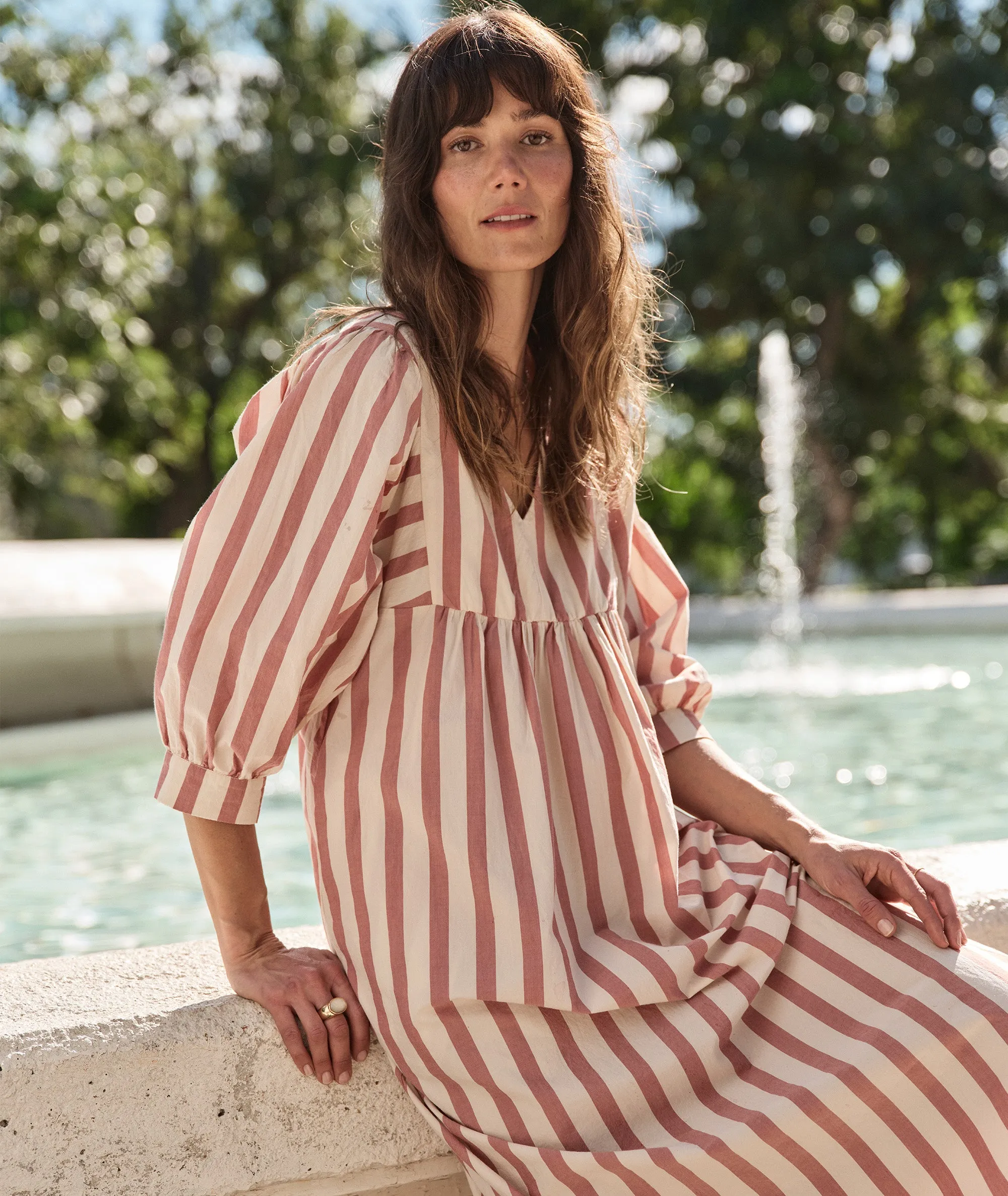 Alani Poplin Maxi Dress sold by Marine Layer product image thumbnail 4