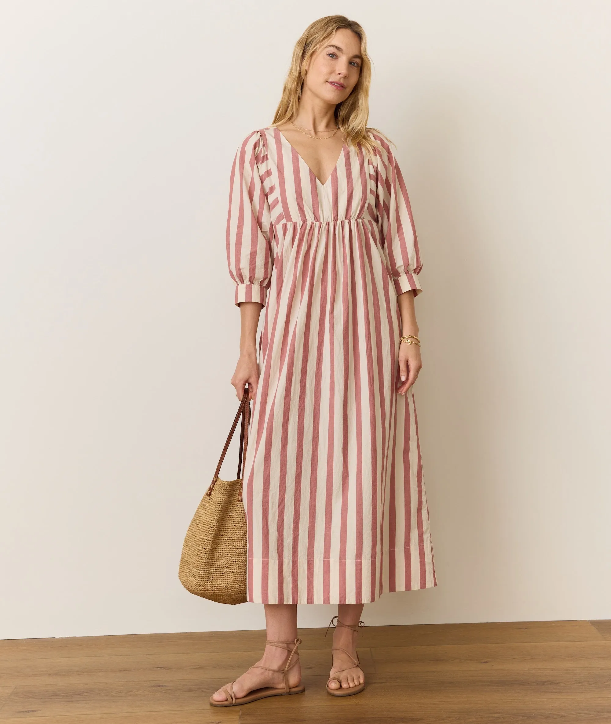 Alani Poplin Maxi Dress sold by Marine Layer product image thumbnail 3