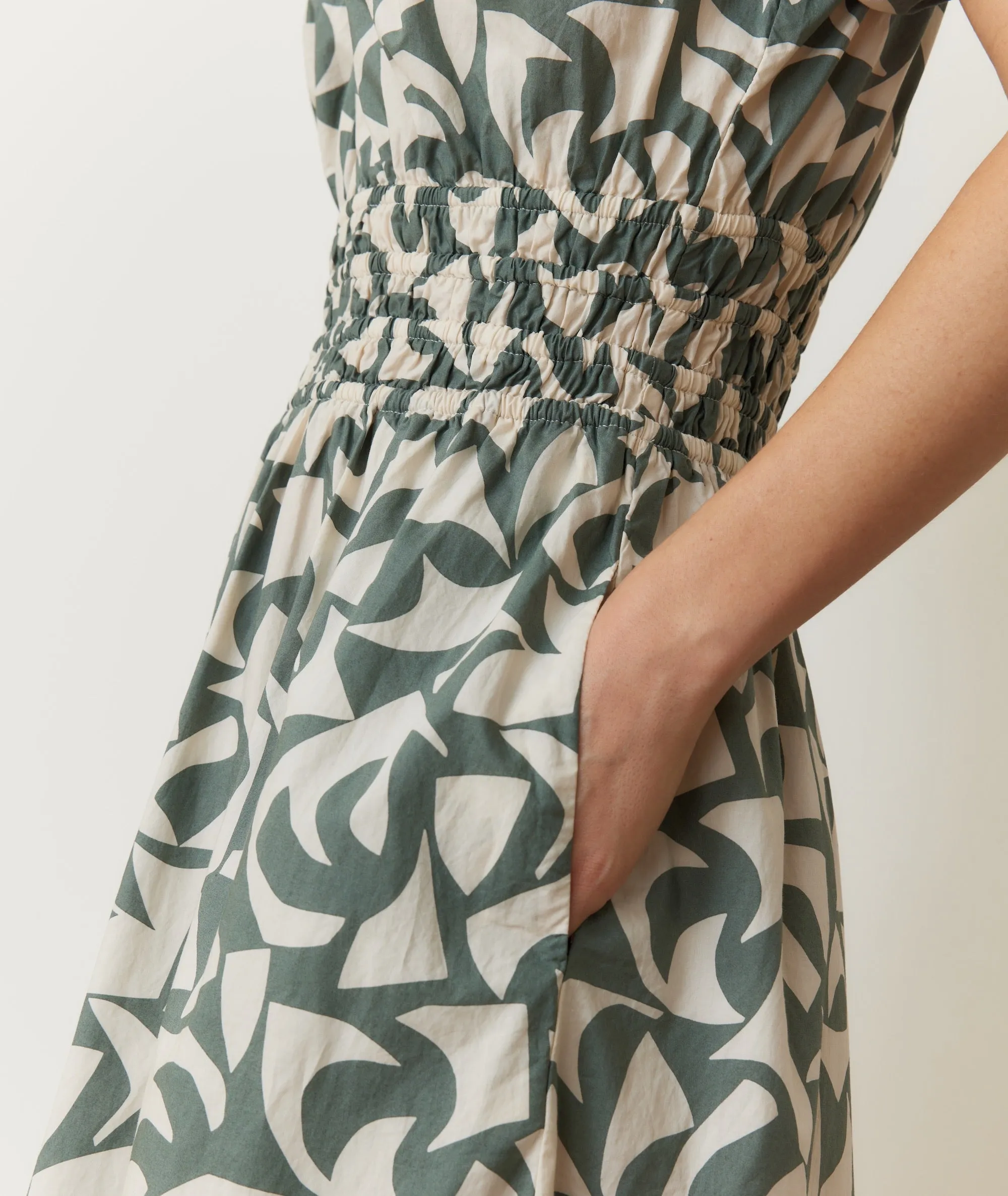 Emery Poplin Midi Dress sold by Marine Layer product image thumbnail 3