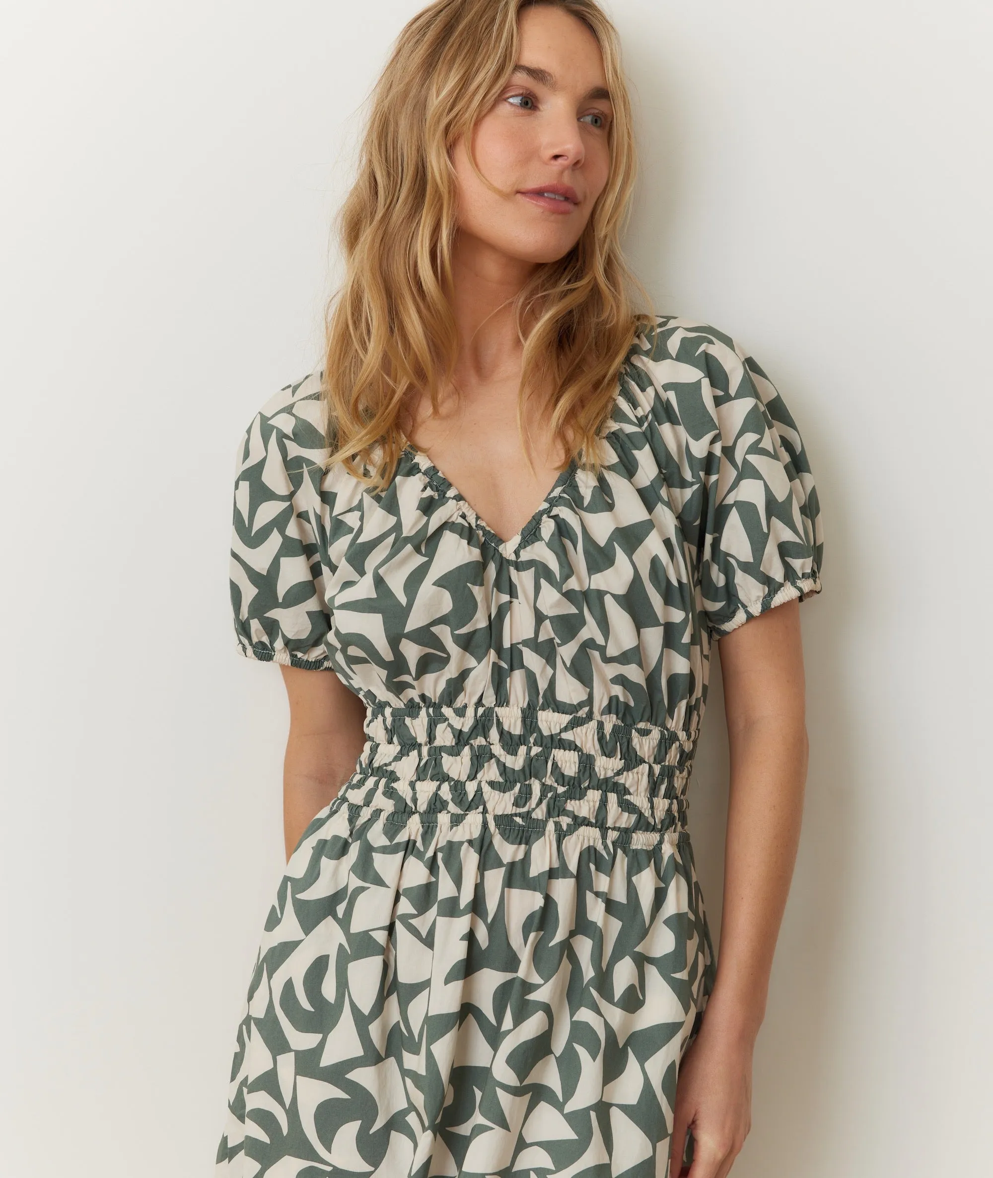 Emery Poplin Midi Dress sold by Marine Layer product image thumbnail 2