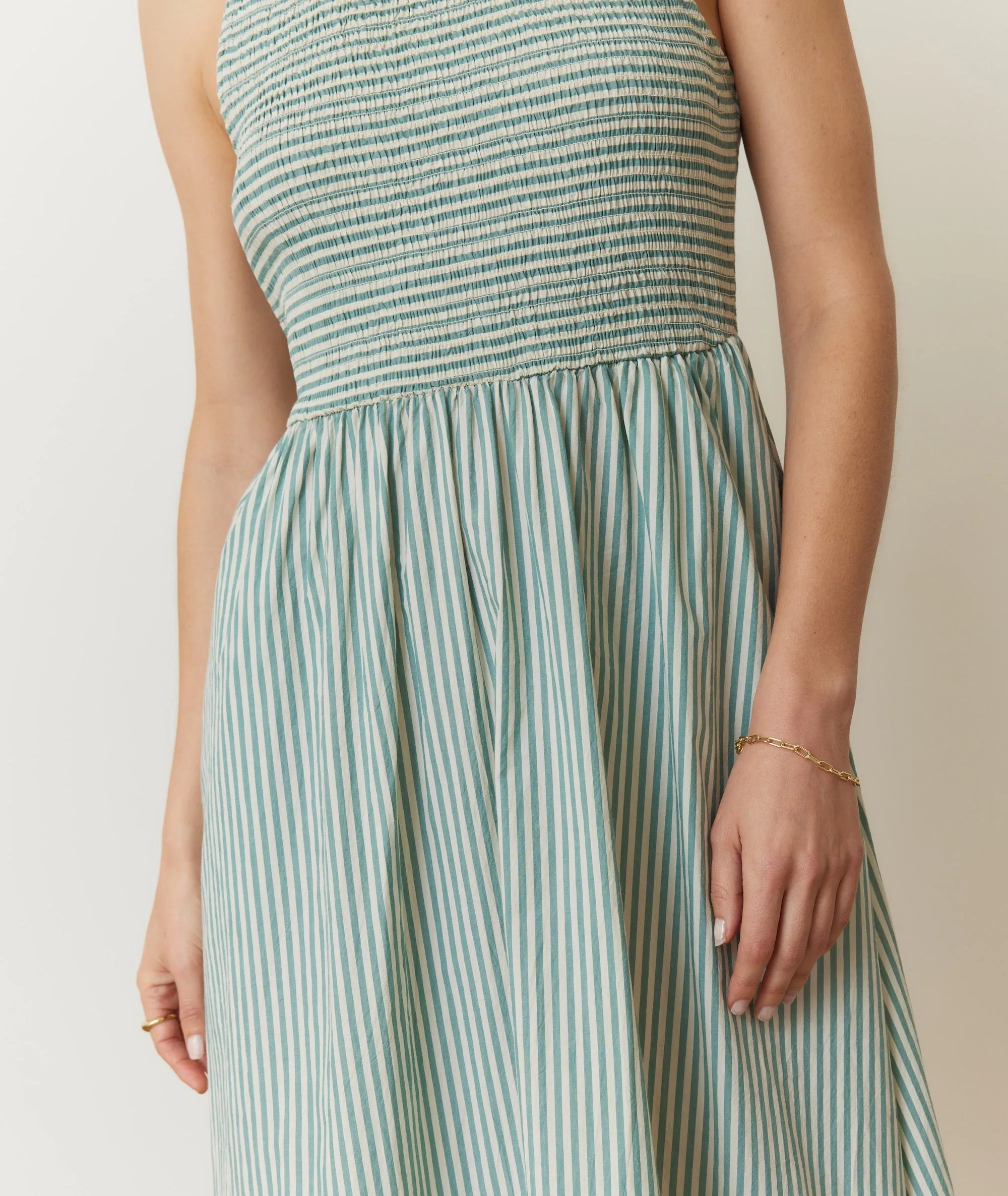 Darcy Poplin Smocked Dress sold by Marine Layer product image thumbnail 4