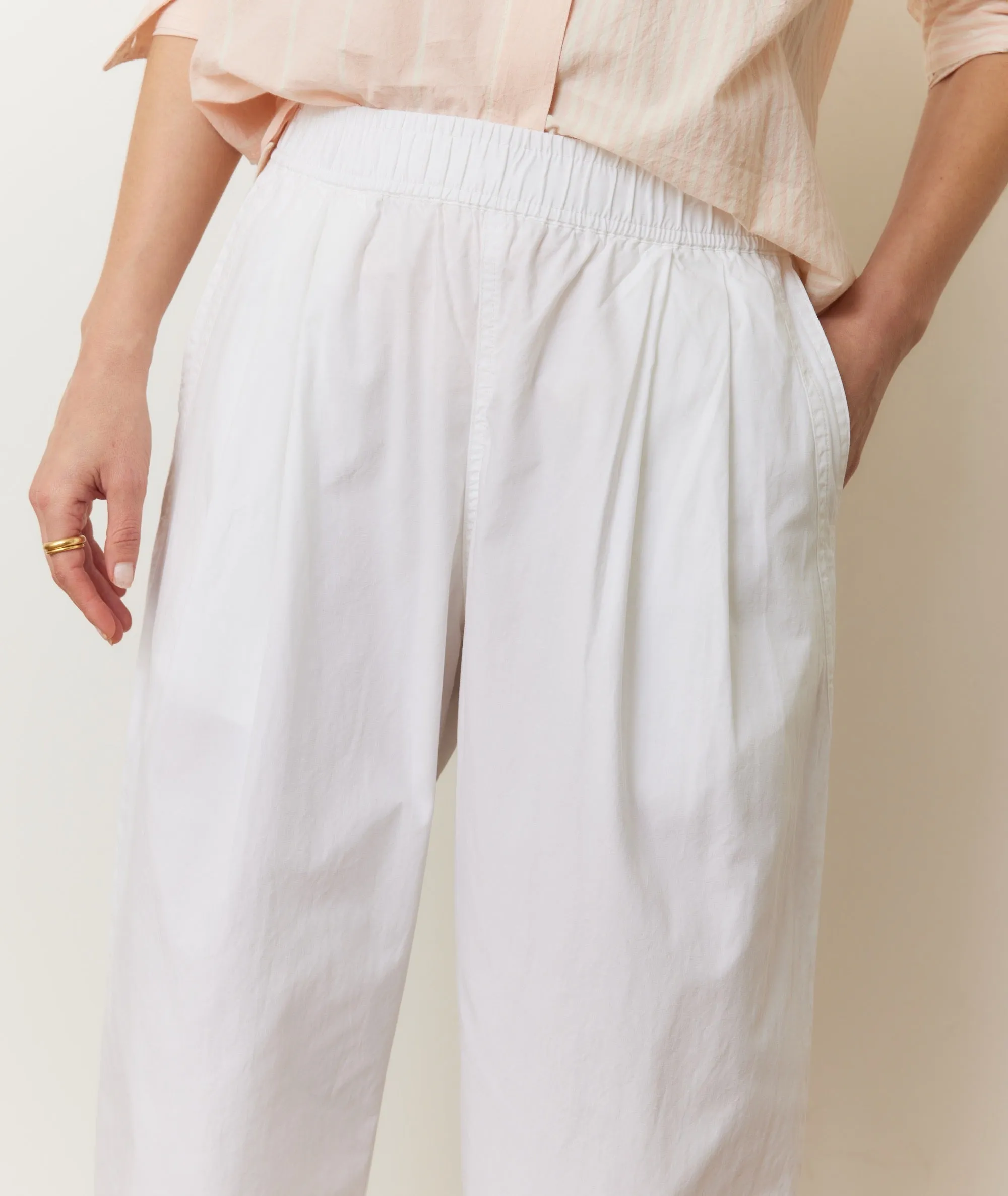 Kyra Poplin Barrel Pant sold by Marine Layer product image thumbnail 5