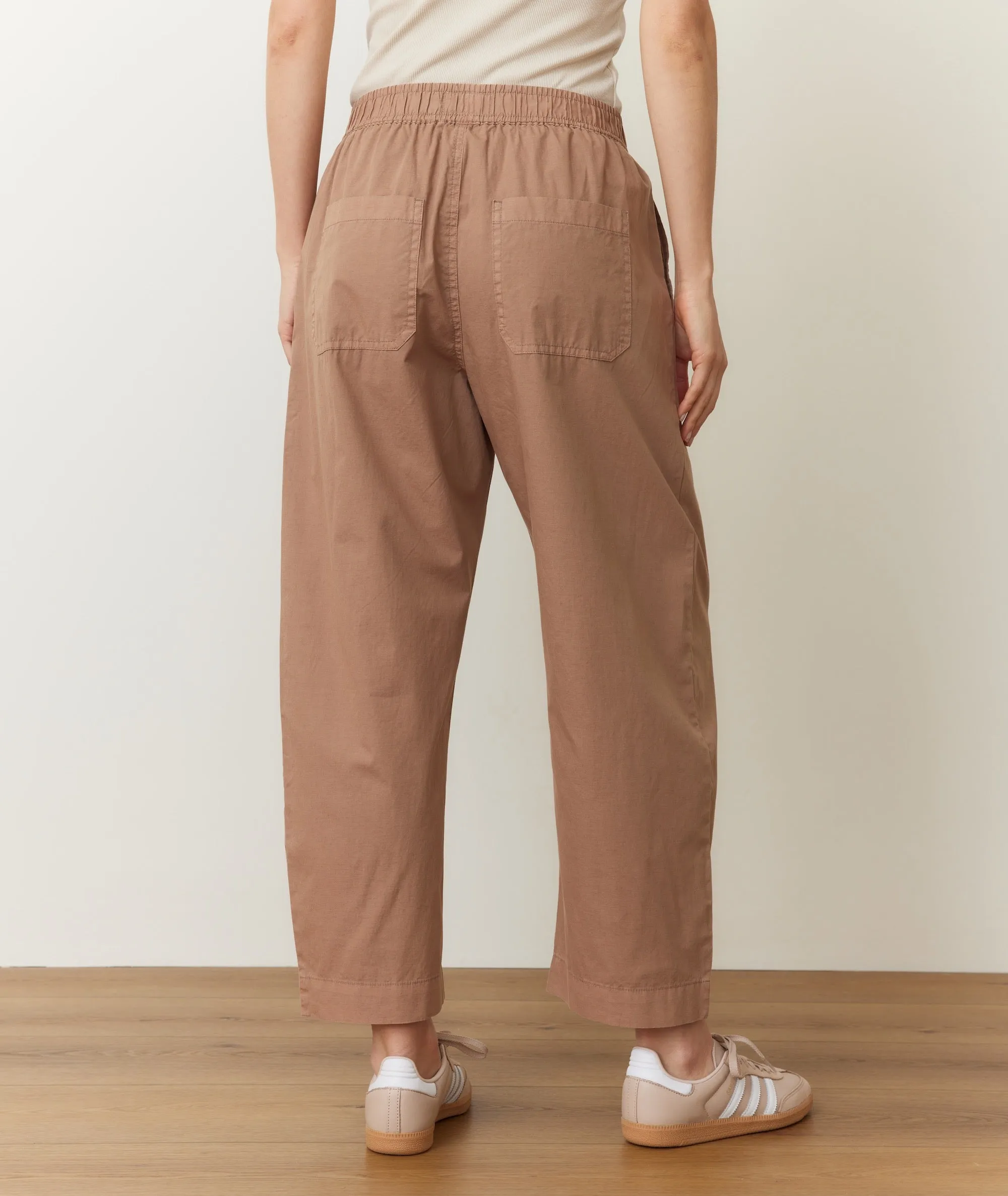 Kyra Poplin Barrel Pant sold by Marine Layer product image thumbnail 3