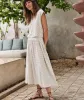 Nina Knit Midi Skirt sold by Marine Layer