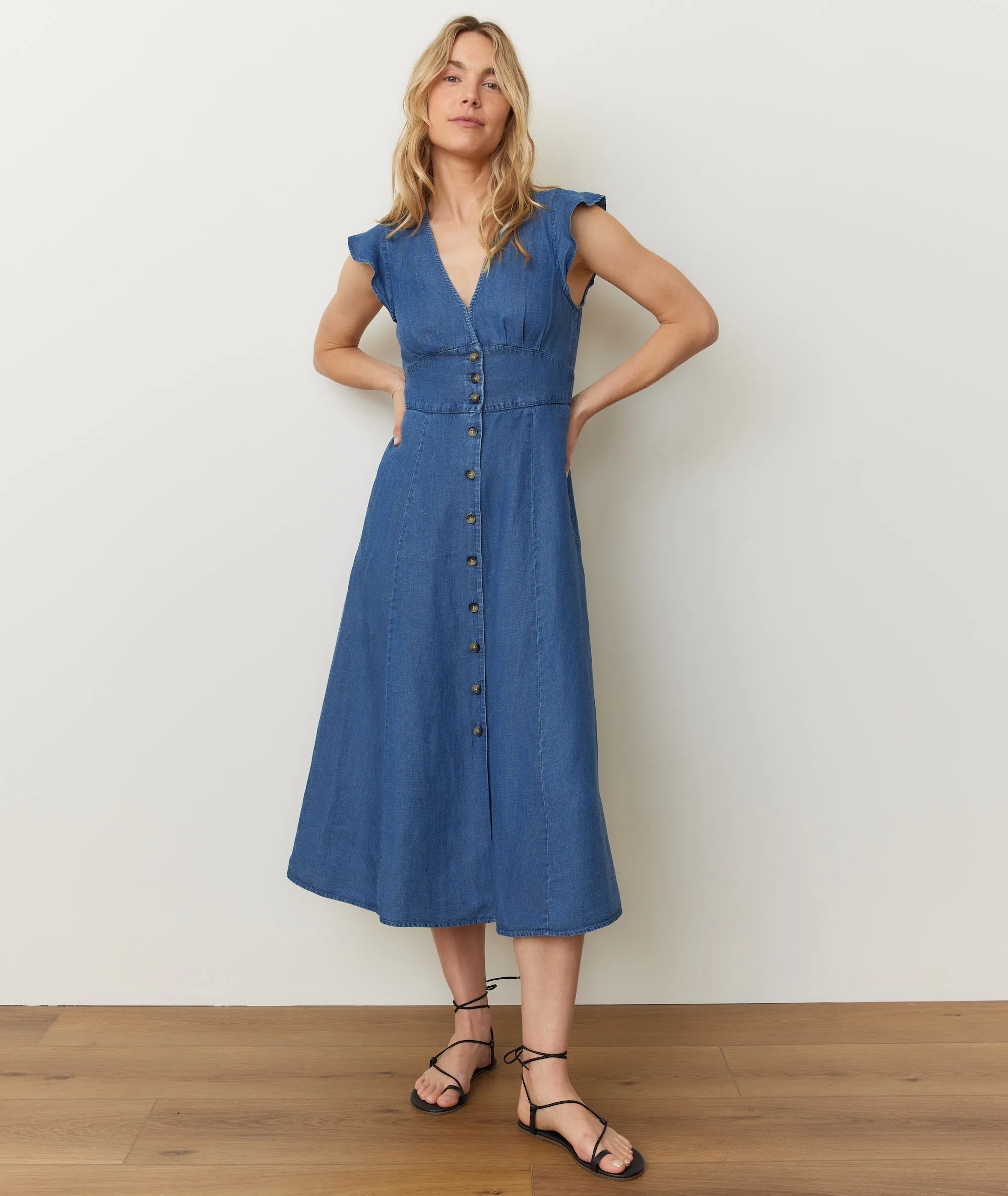Camila Midi Dress sold by Marine Layer