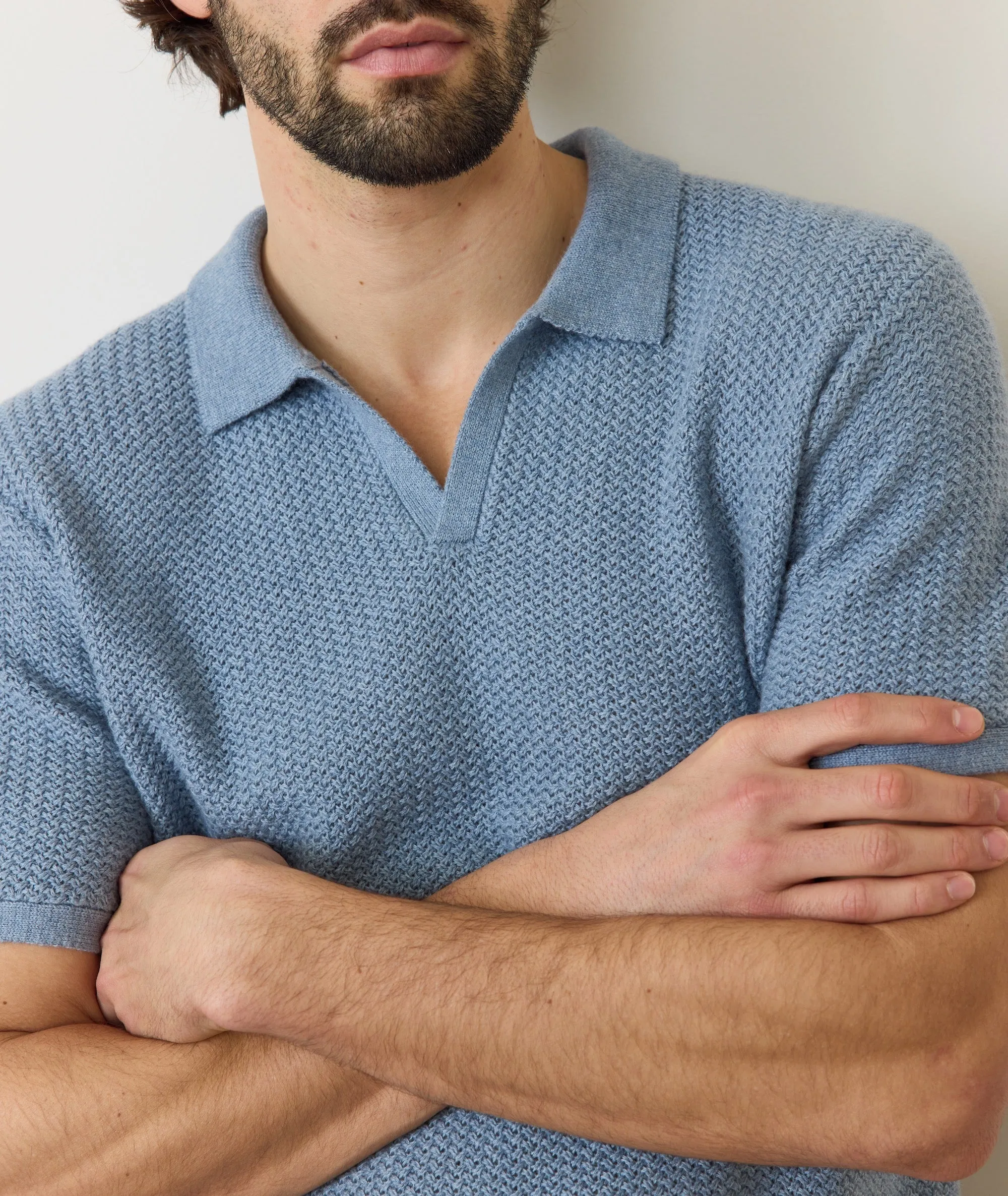 Conrad Sweater Polo sold by Marine Layer product image thumbnail 4