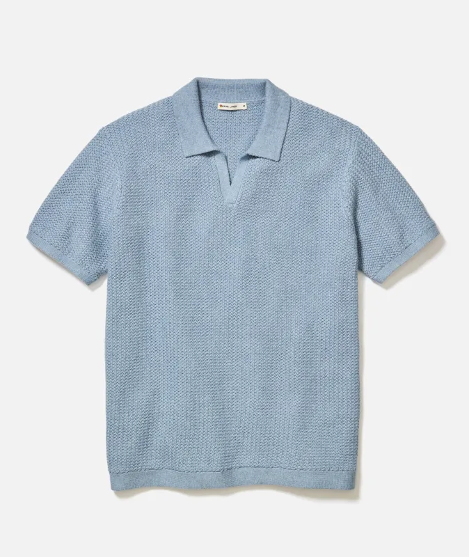 Conrad Sweater Polo sold by Marine Layer