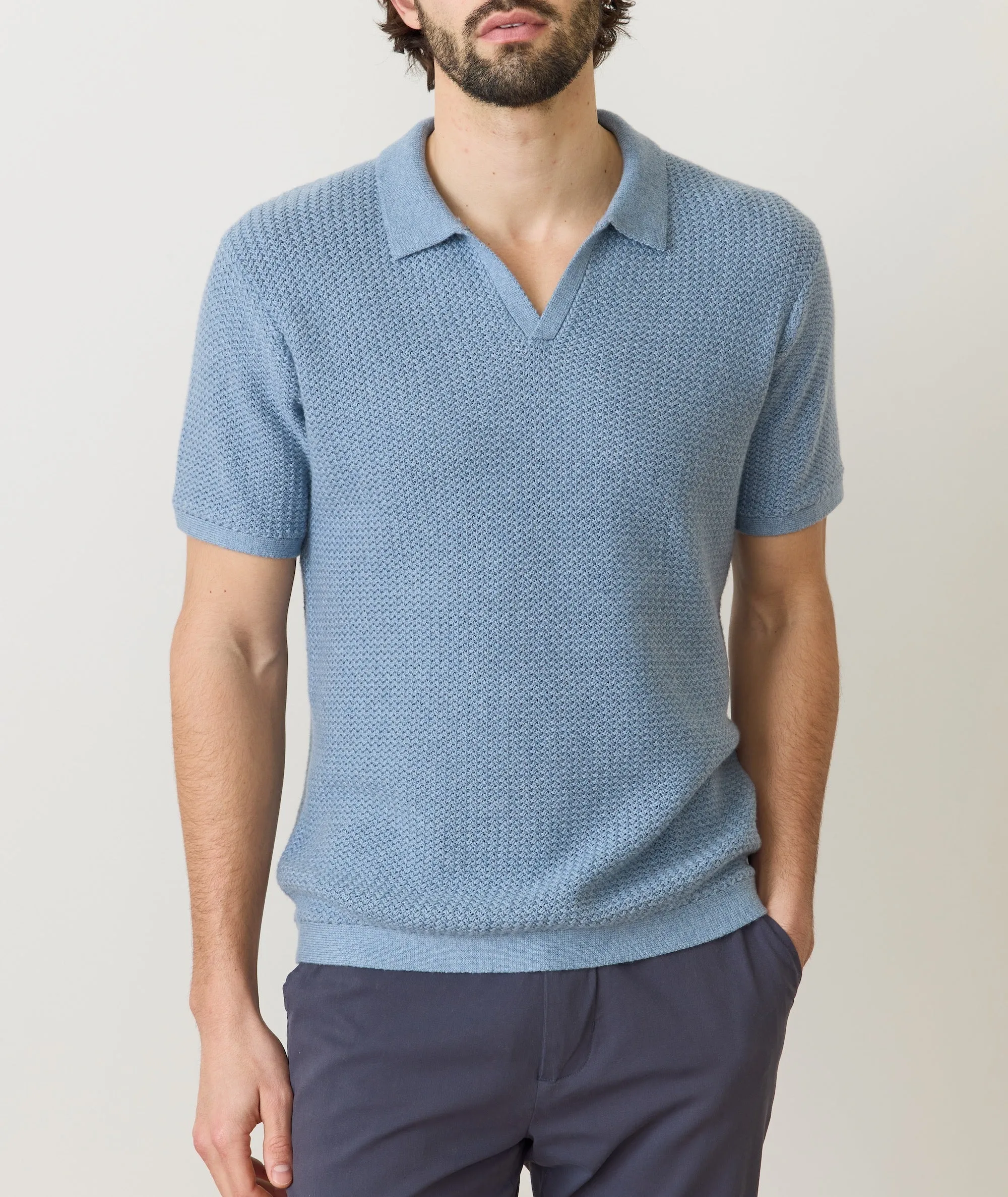 Conrad Sweater Polo sold by Marine Layer product image thumbnail 2