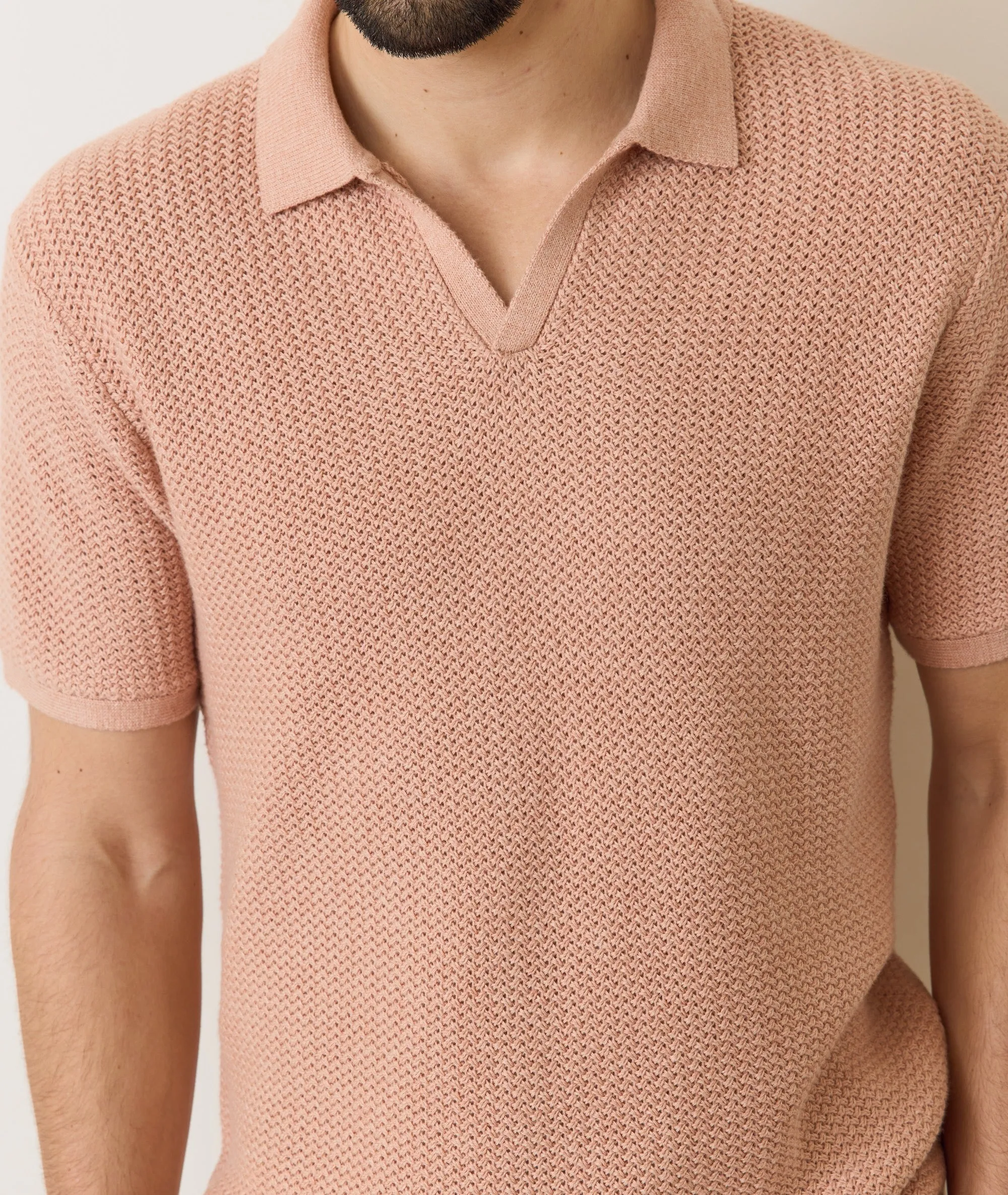 Conrad Sweater Polo sold by Marine Layer product image thumbnail 4