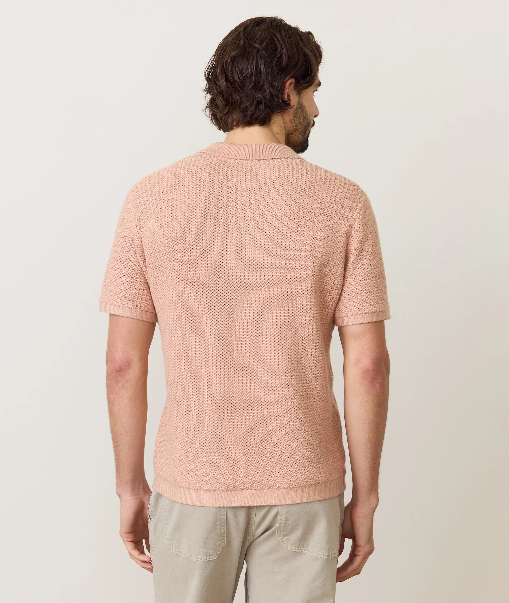Conrad Sweater Polo sold by Marine Layer product image thumbnail 3