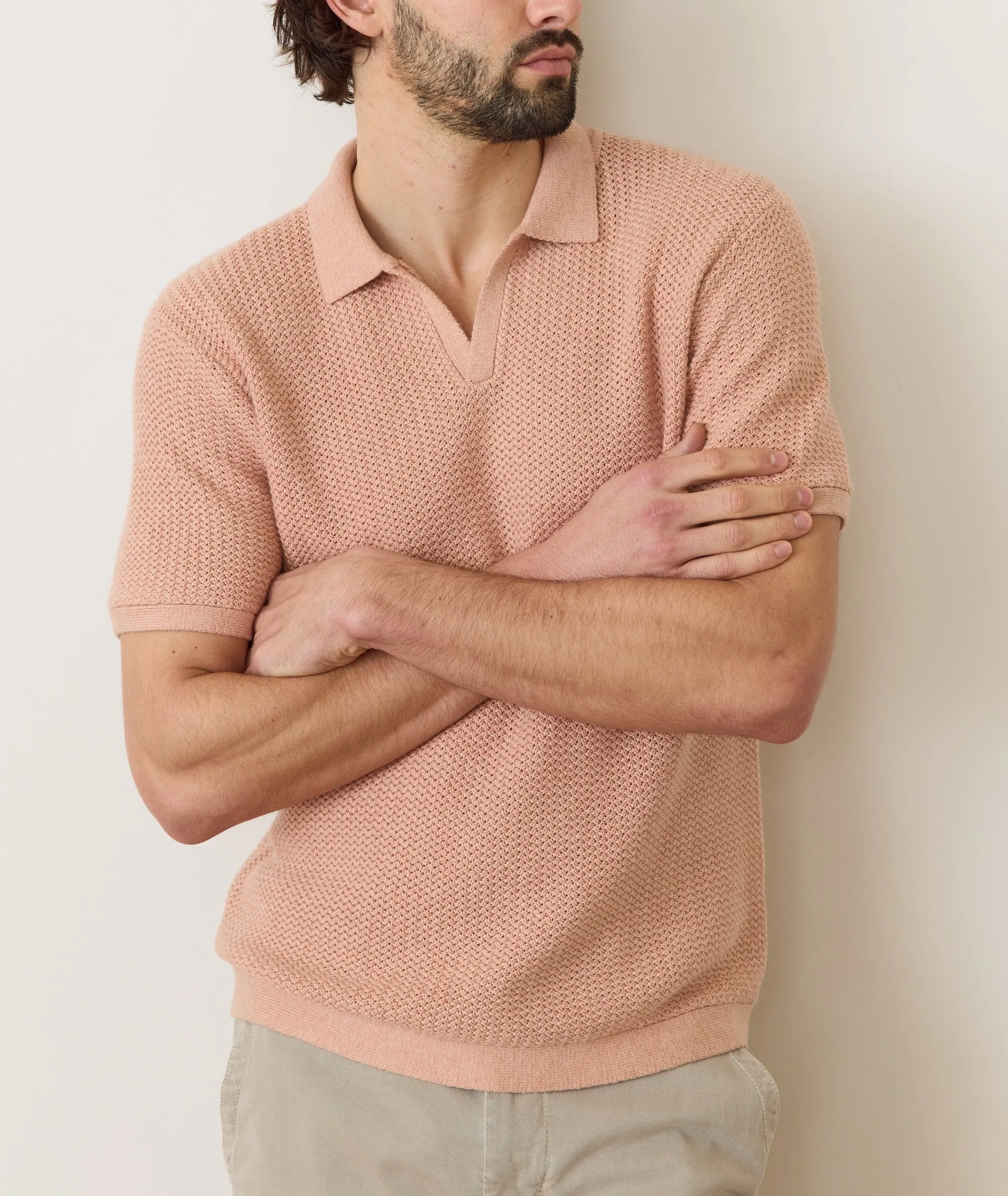 Conrad Sweater Polo sold by Marine Layer product image thumbnail 5