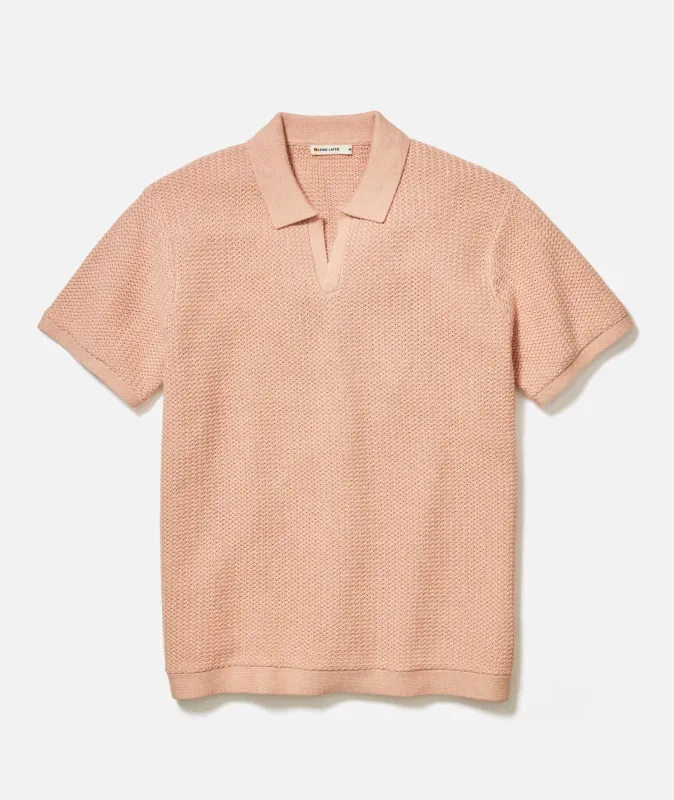 Conrad Sweater Polo sold by Marine Layer