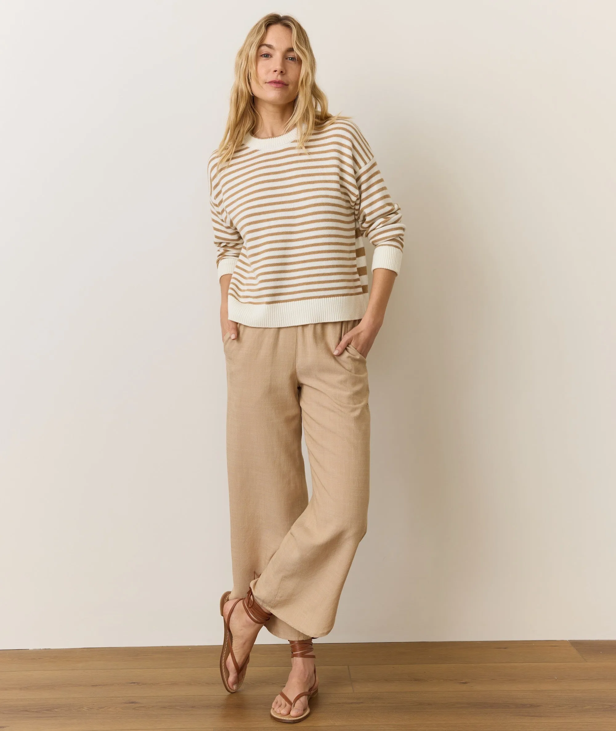 Allison Wide Leg Pant sold by Marine Layer