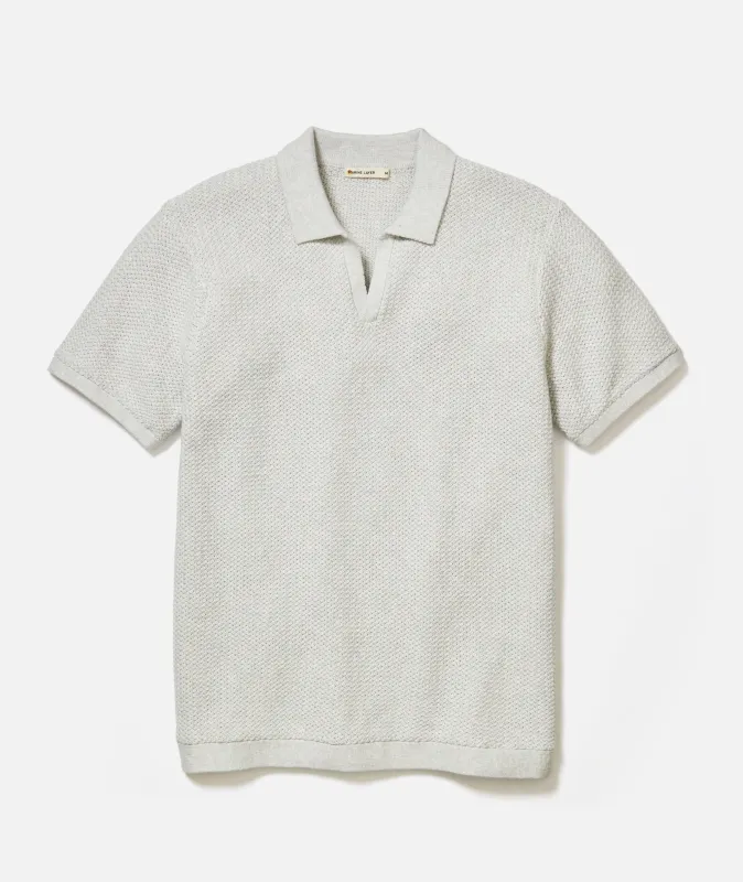 Conrad Sweater Polo sold by Marine Layer