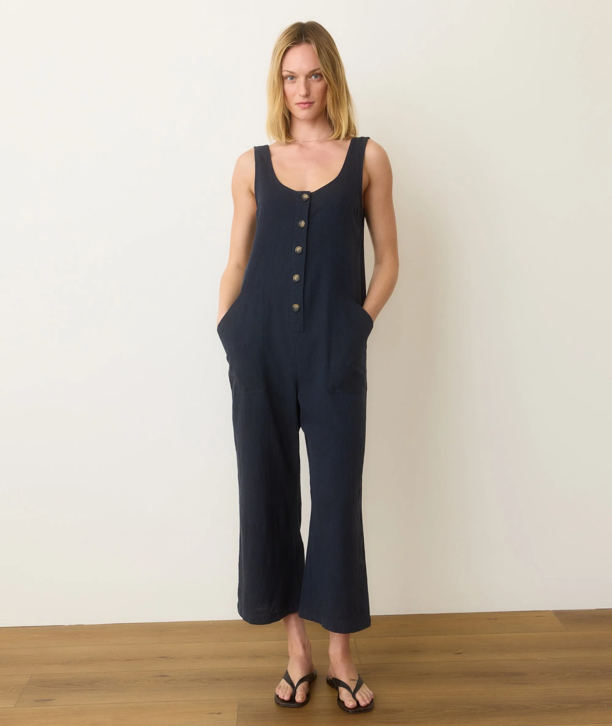 Sydney Beach Jumpsuit sold by Marine Layer