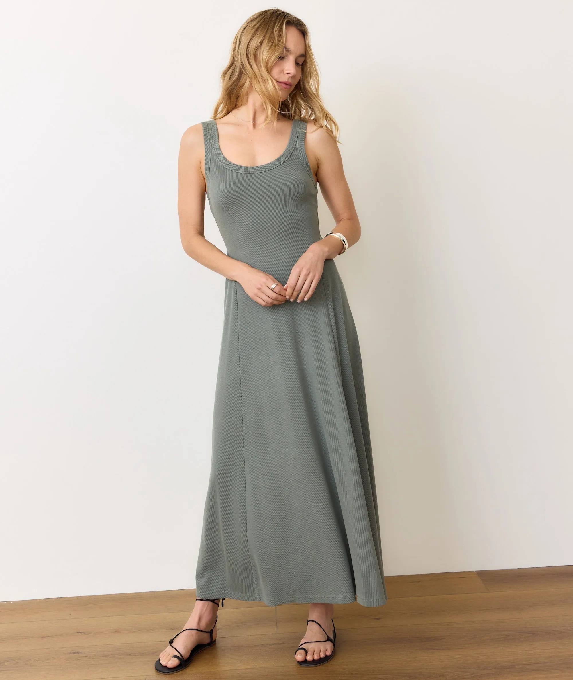 Lexi Rib Sun-In Fit & Flare Dress sold by Marine Layer product image thumbnail 3