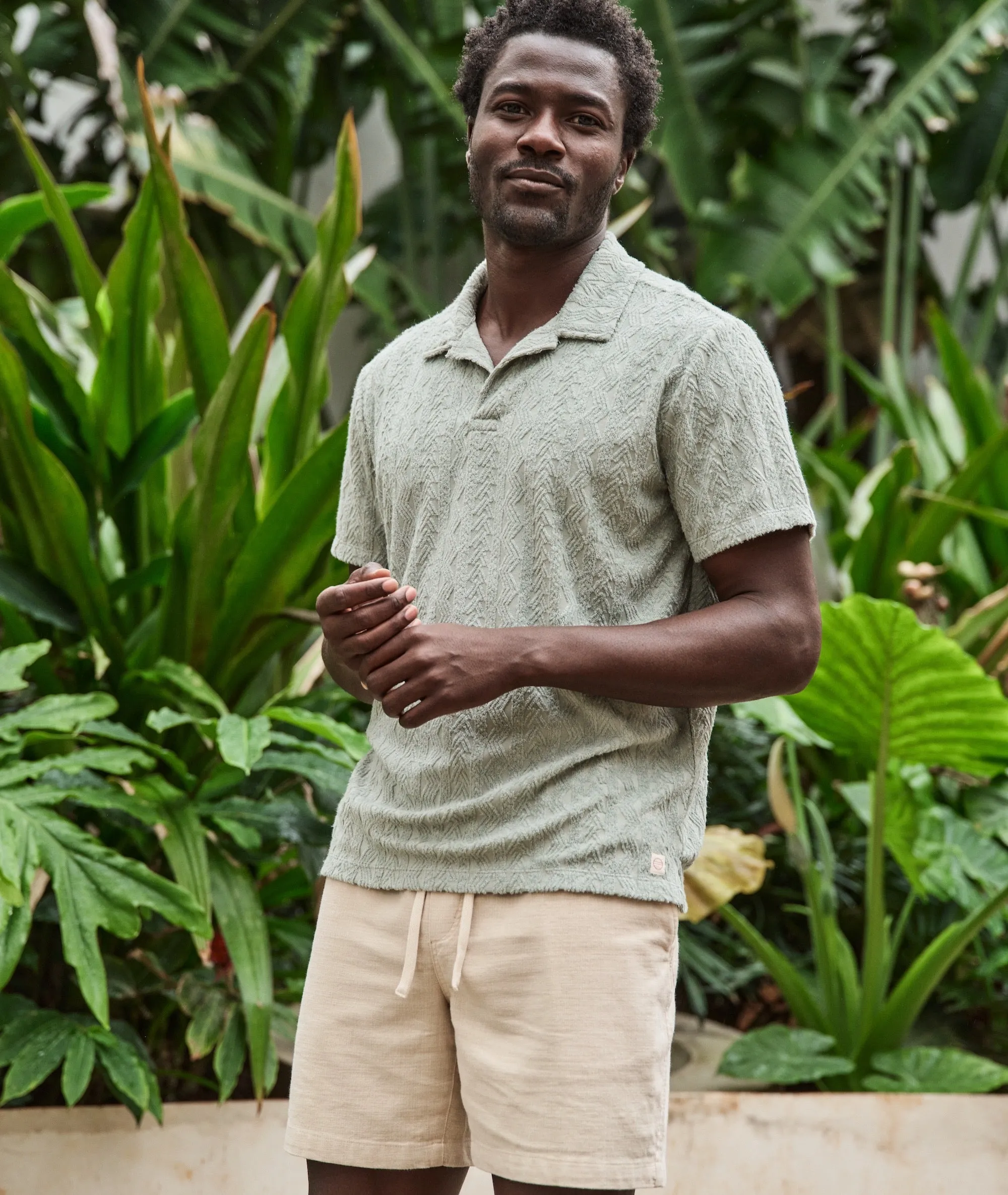 Textured Terry Polo sold by Marine Layer product image thumbnail 2