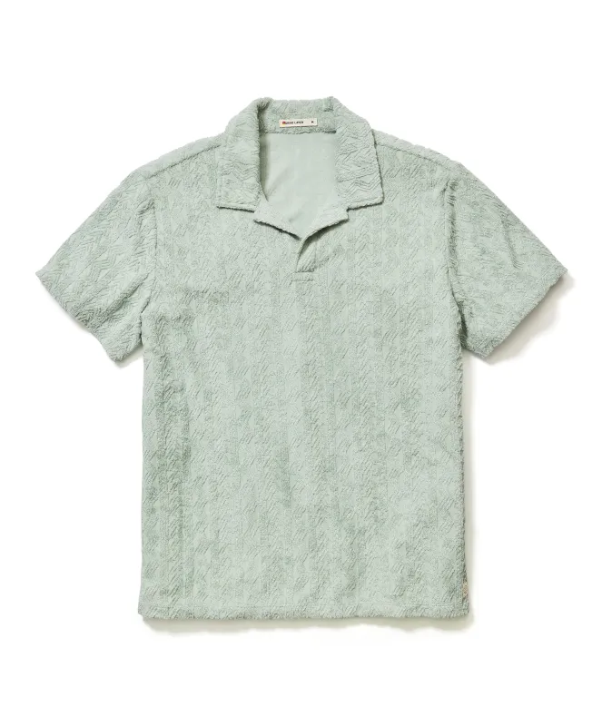 Textured Terry Polo sold by Marine Layer
