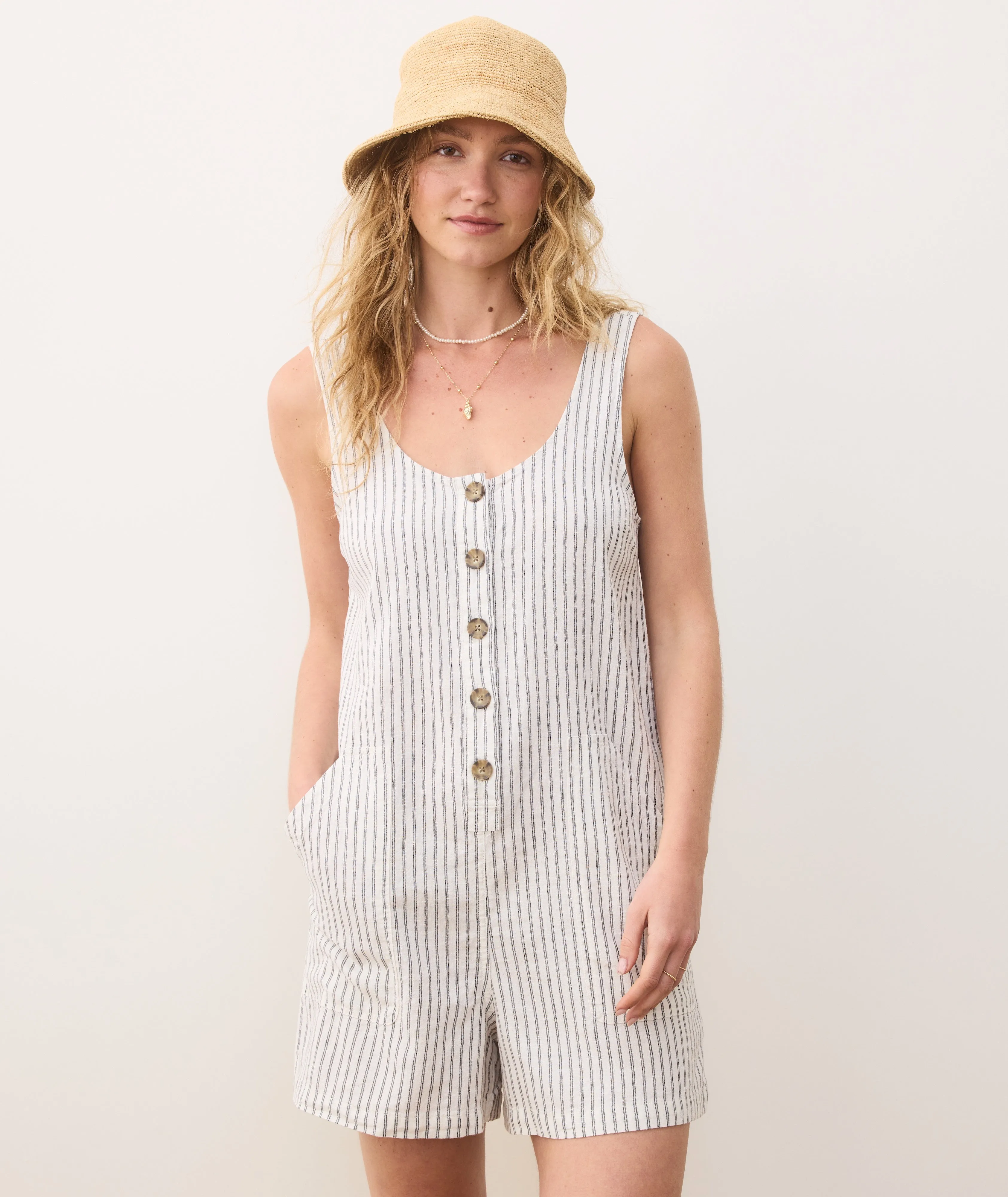 Sydney Romper sold by Marine Layer product image thumbnail 3