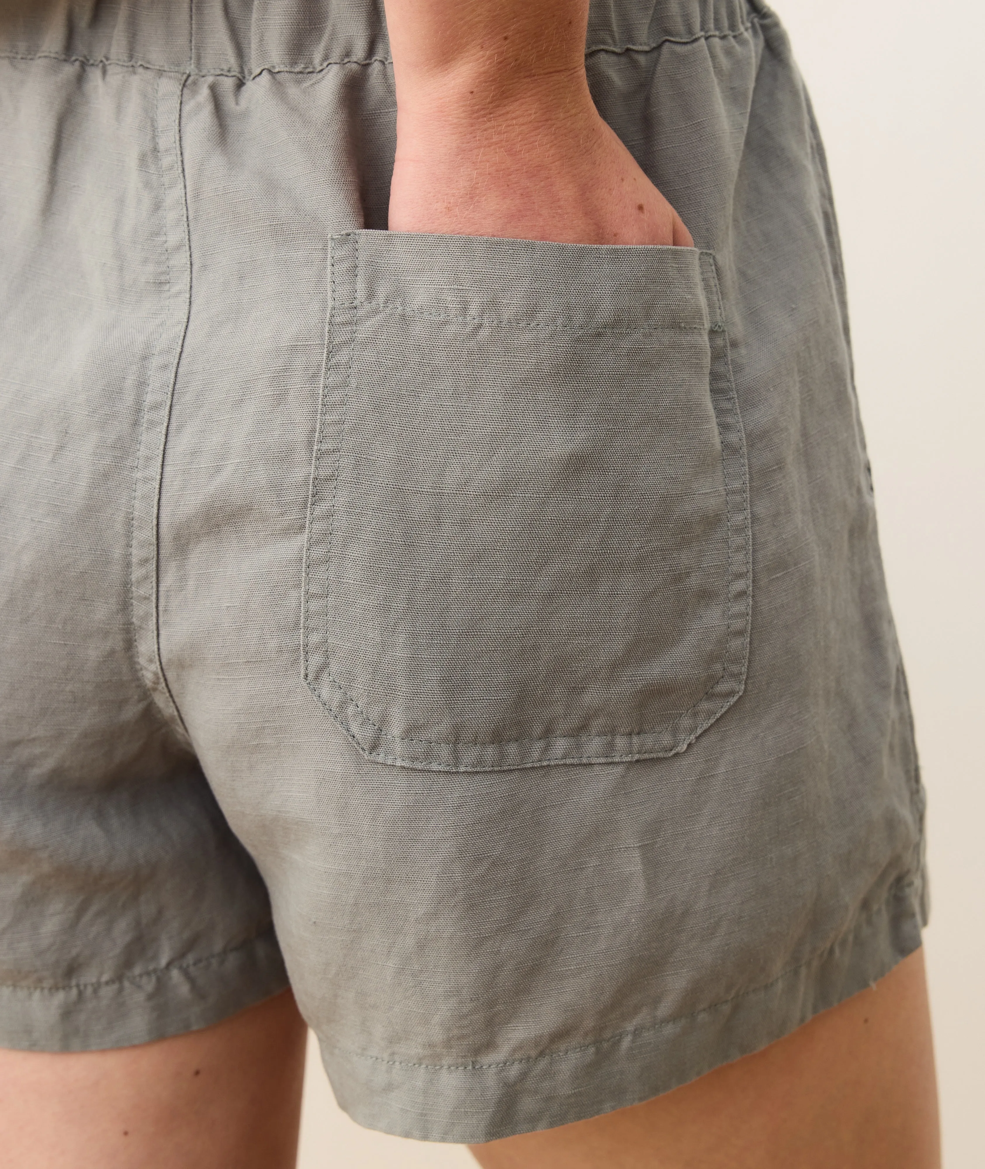 Linen Drawstring Short sold by Marine Layer product image thumbnail 3