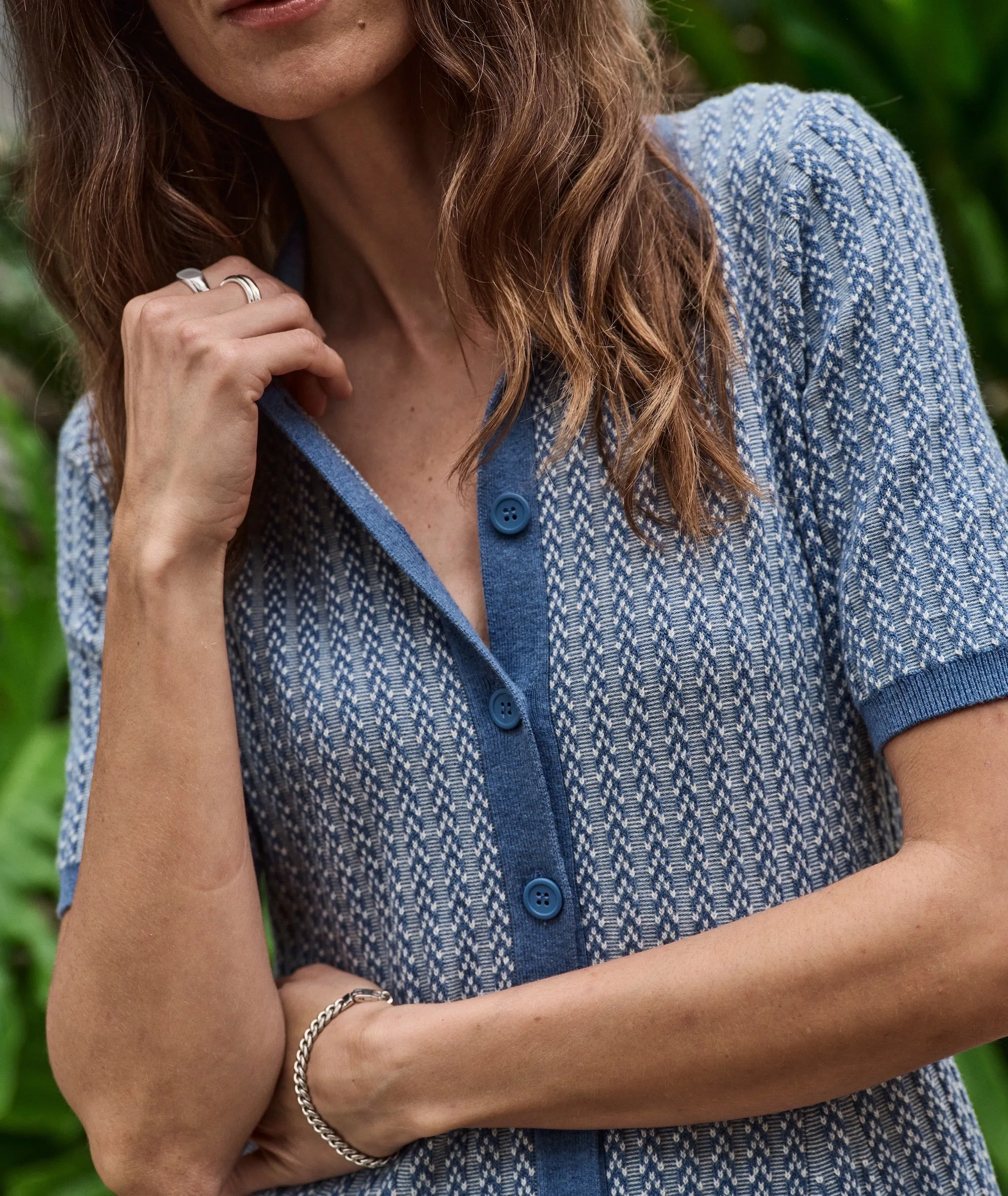 Alice Textured Polo Dress sold by Marine Layer product image thumbnail 4