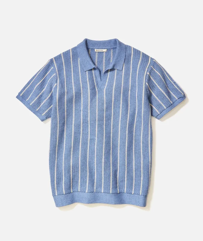 Conrad Sweater Polo sold by Marine Layer