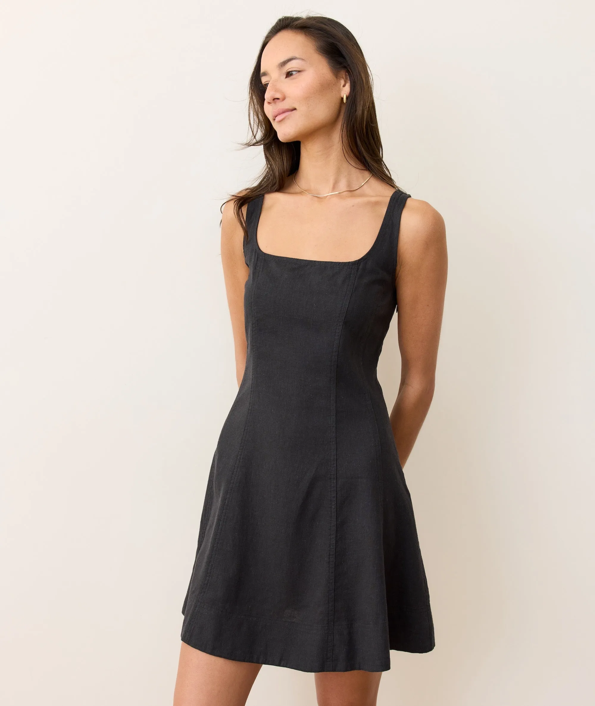 Denisse Hemp Mini Dress sold by Marine Layer product image thumbnail 3