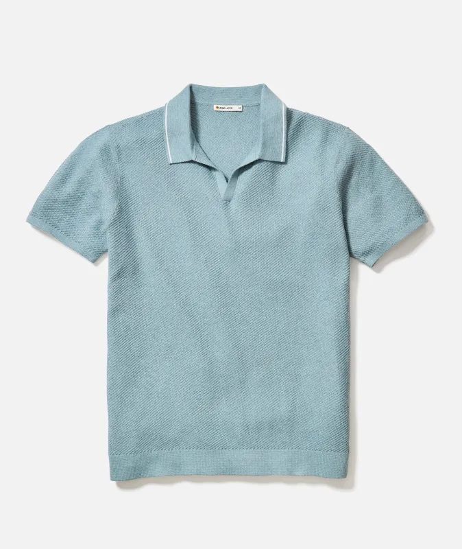 Greyson Sweater Polo sold by Marine Layer