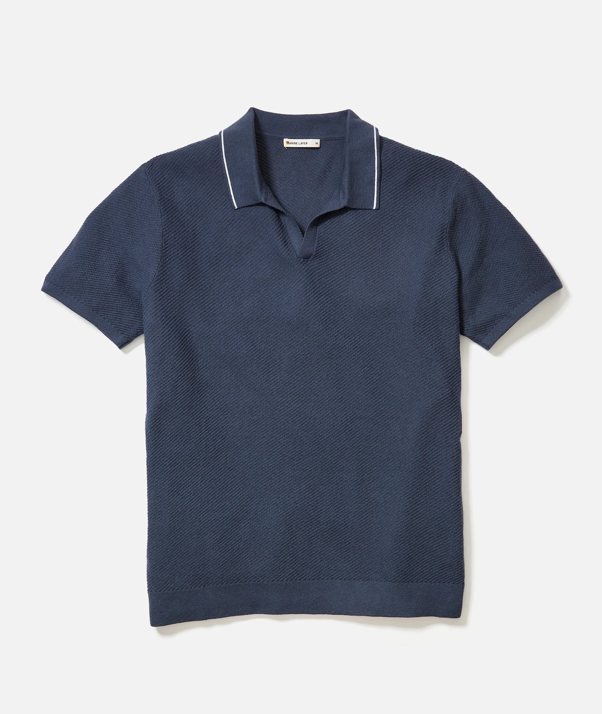 Greyson Sweater Polo sold by Marine Layer