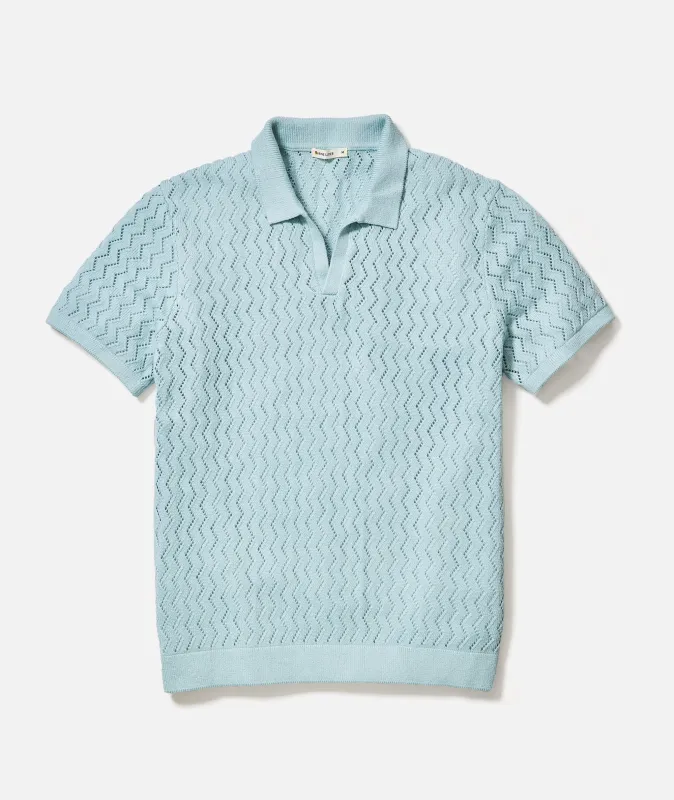 Cyrus Sweater Polo sold by Marine Layer