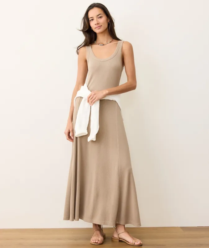 Lexi Rib Sun-In Fit & Flare Dress sold by Marine Layer