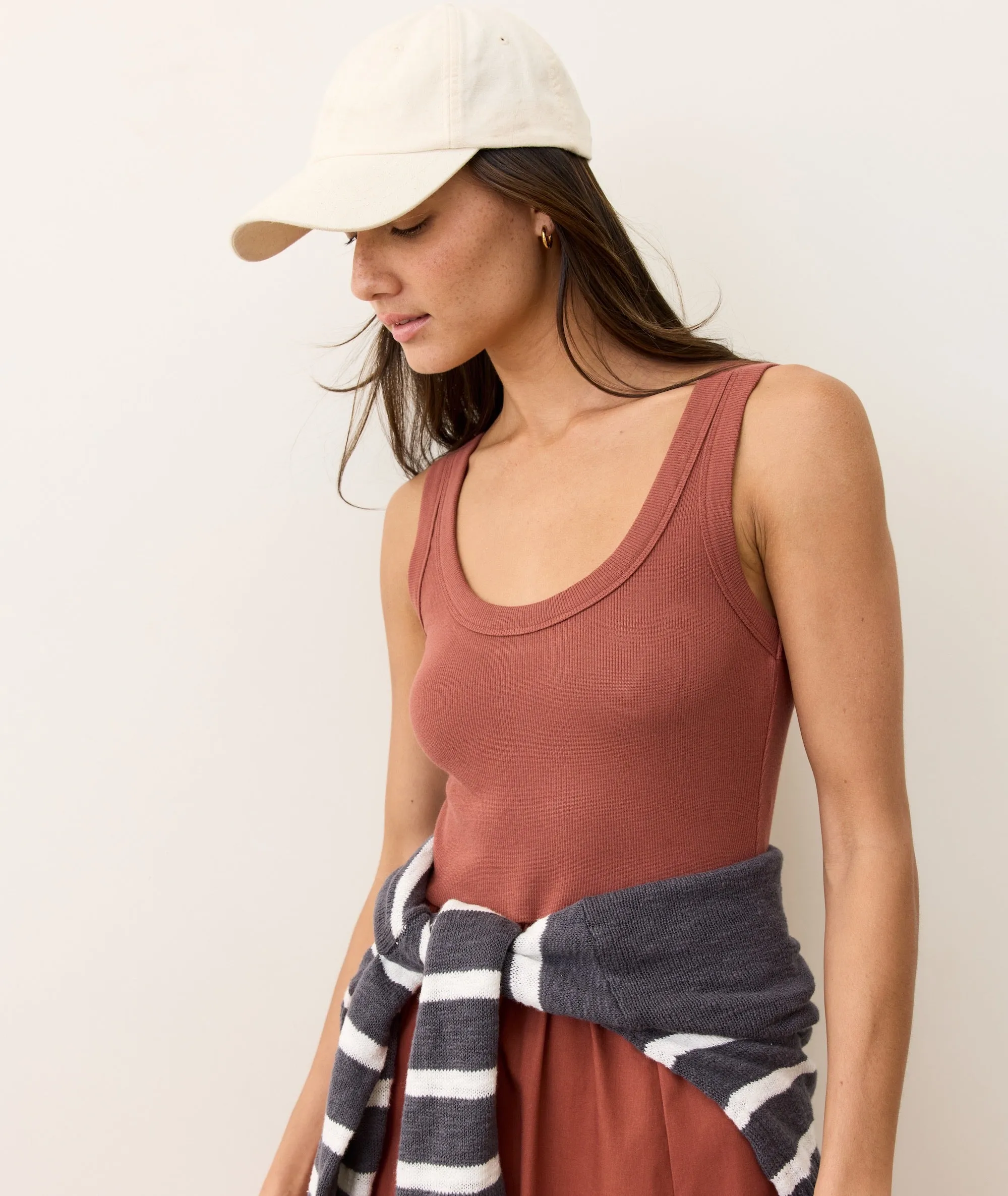 Lexi Rib Poplin Midi Dress sold by Marine Layer product image thumbnail 3