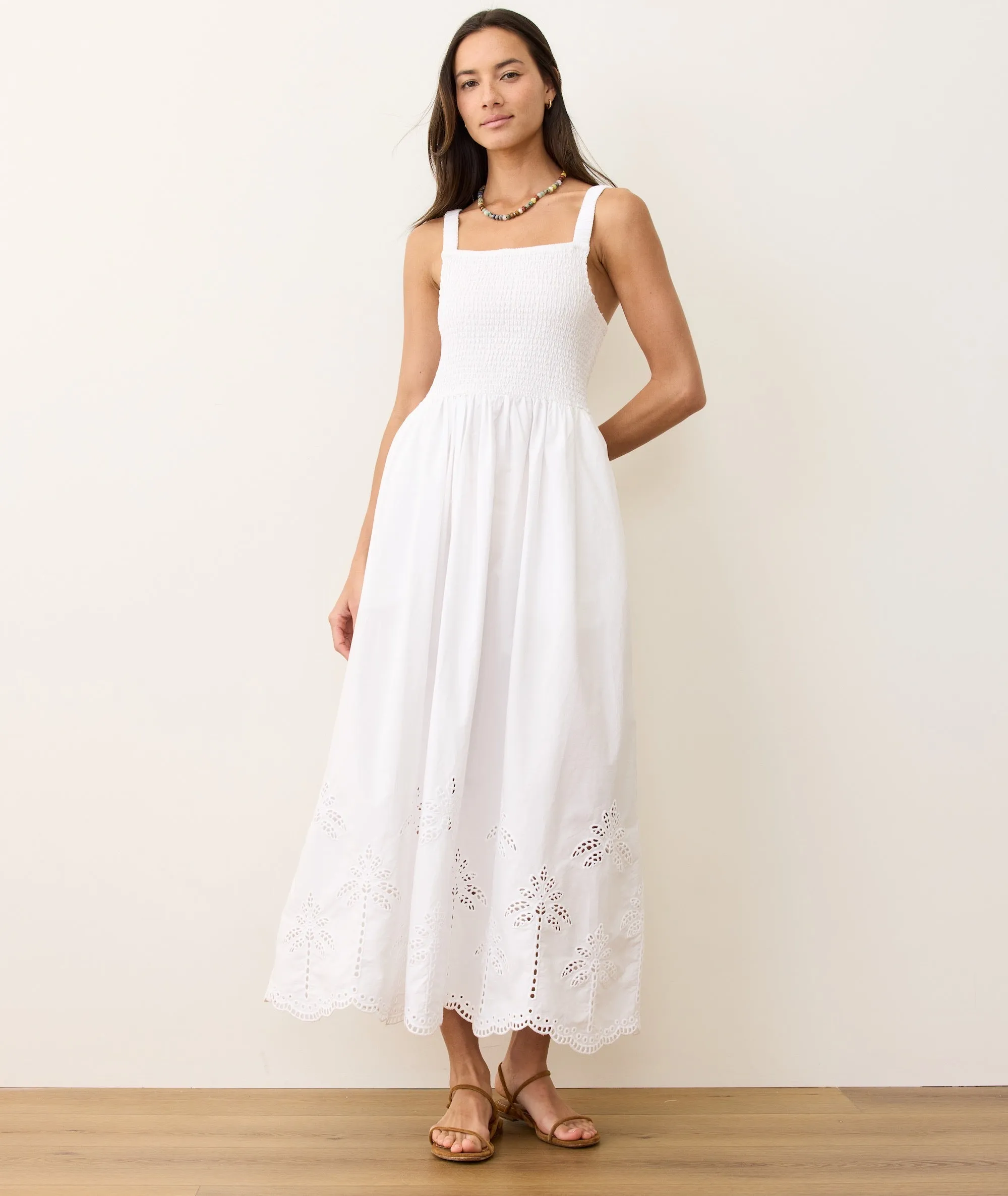 Selene Eyelet Maxi Dress sold by Marine Layer product image thumbnail 3