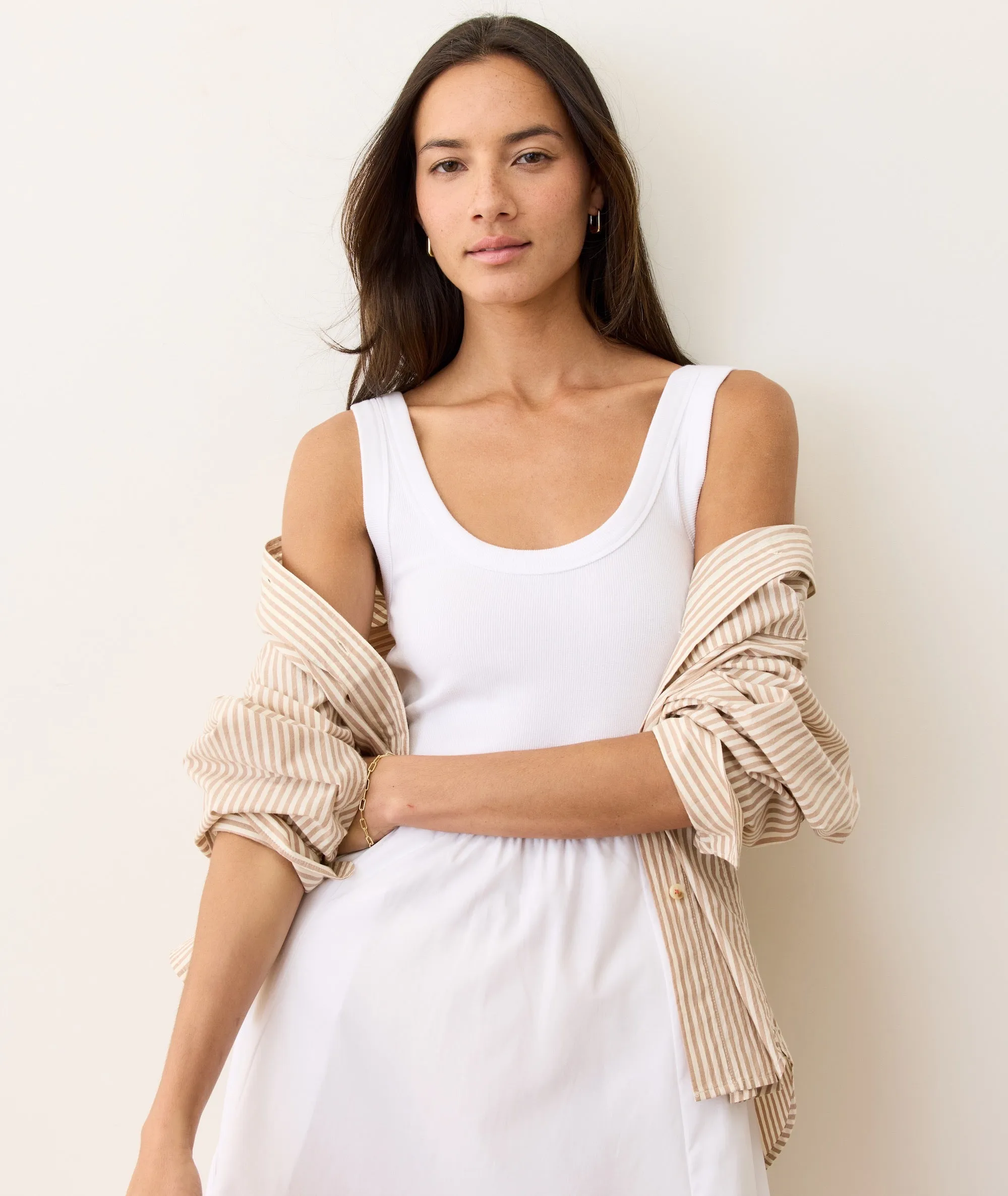 Lexi Rib Poplin Midi Dress sold by Marine Layer product image thumbnail 2