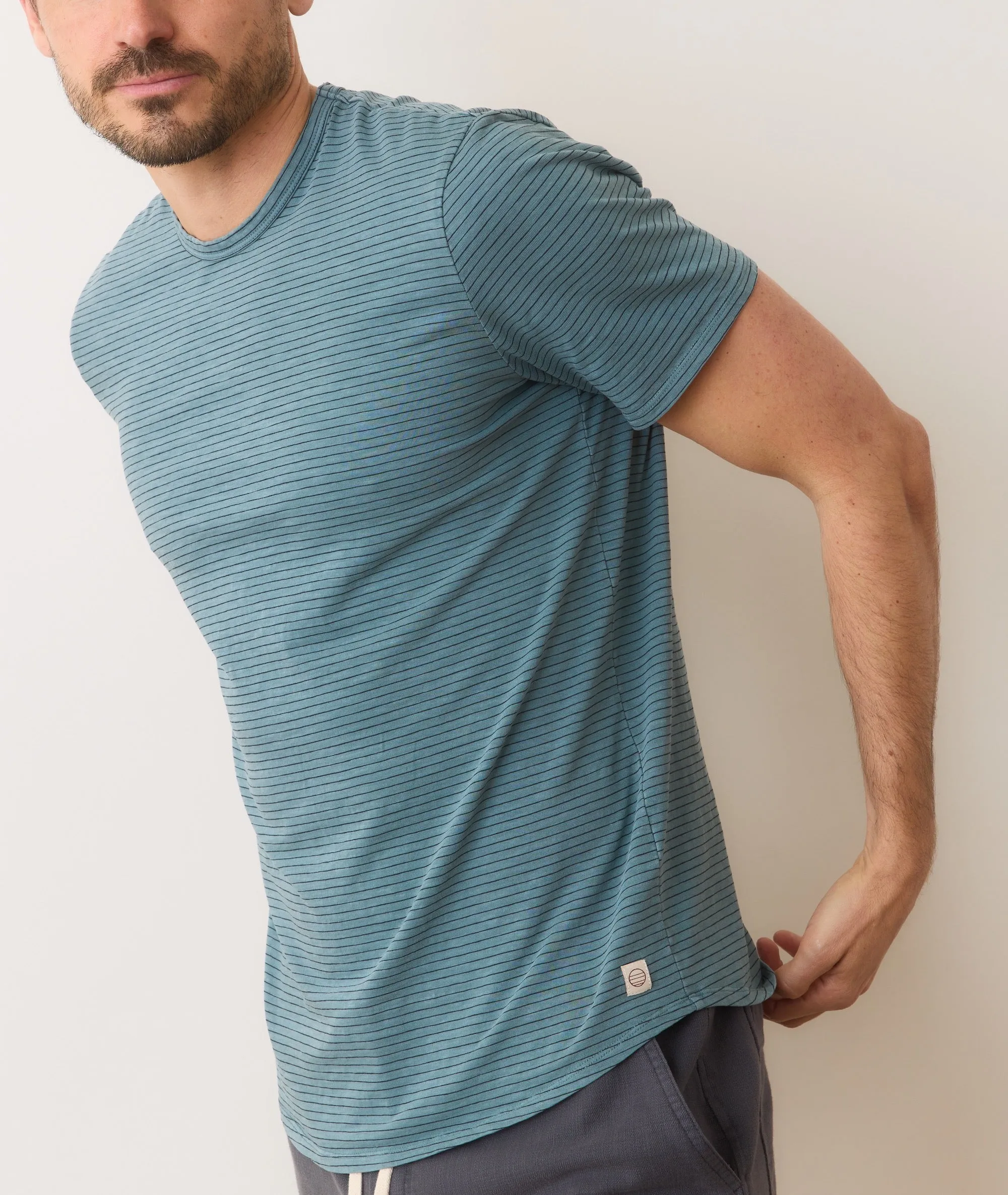 Tailored Crew Tee sold by Marine Layer product image thumbnail 4